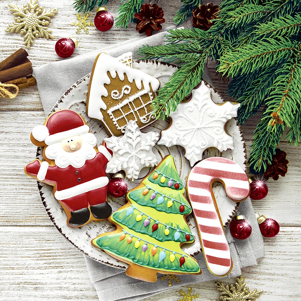 Paper+Design Luncheon Napkins – 20 Pack – Colourful Cookies
