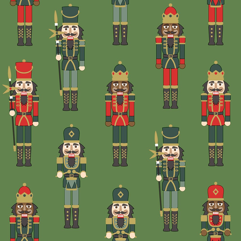 Paper+Design Luncheon Napkins – 20 Pack – Nutcracker - Green
