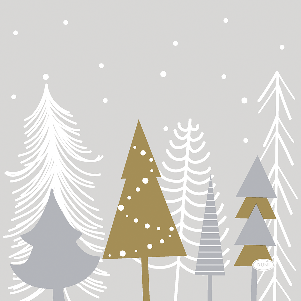 Paper+Design Luncheon Napkins – 20 Pack – Winter Trees