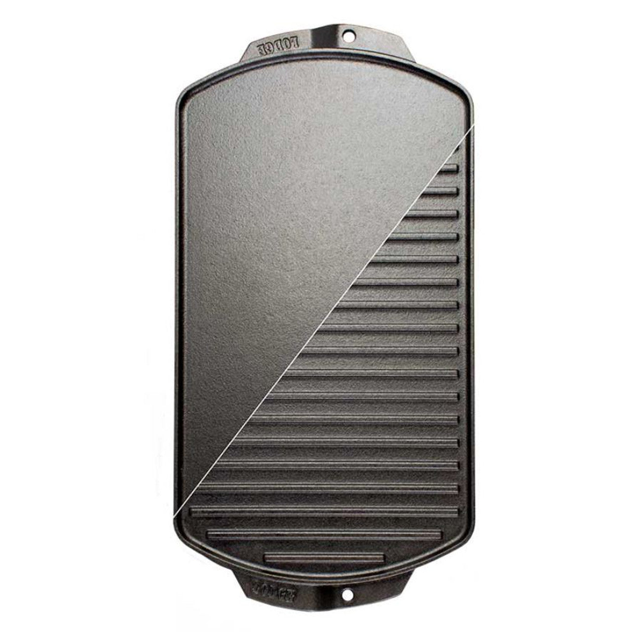 Lodge 19 x 19.5 Inch Cast Iron Reversible Grill / Griddle