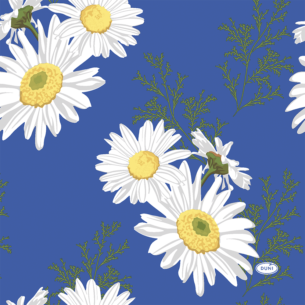 Paper+Design Luncheon Napkins – 20 Pack – Daisy Blue
