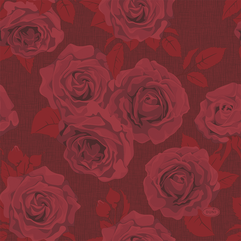 Paper+Design Luncheon Napkins – 20 Pack – Rich Roses