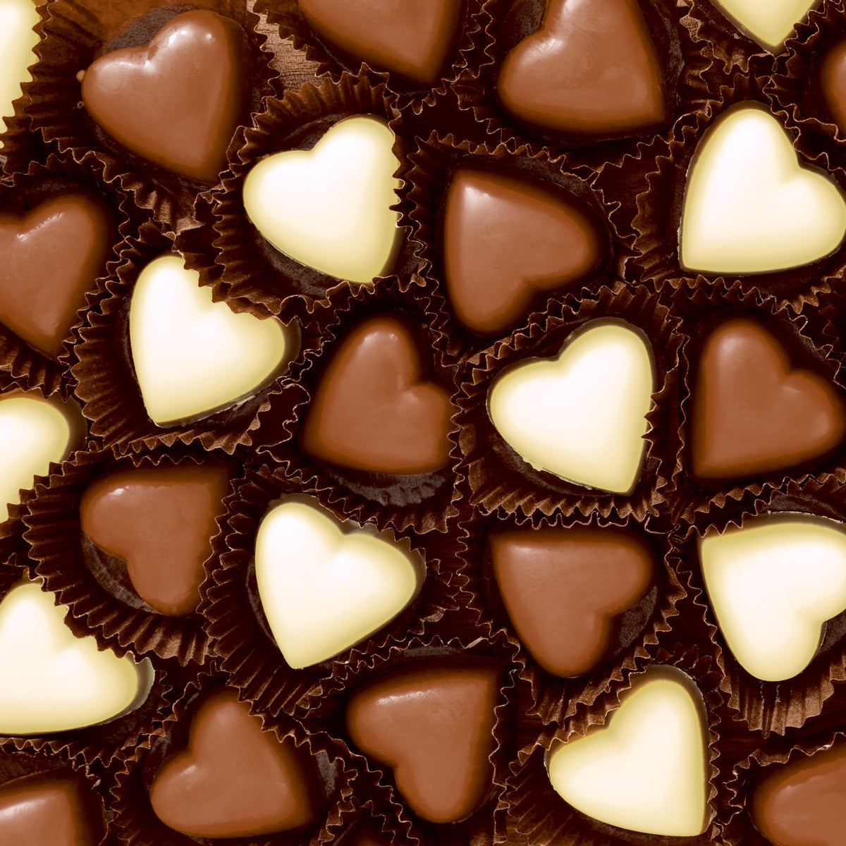 Paper+Design Luncheon Napkins – 20 Pack – Chocolate Hearts