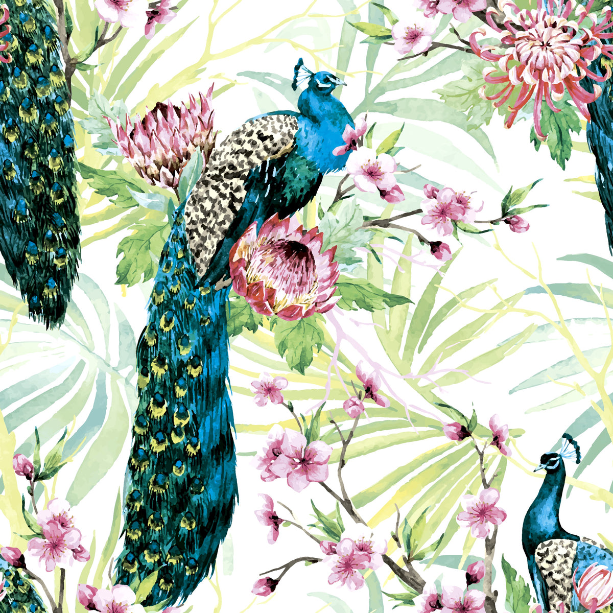 Paper+Design Luncheon Napkins – 20 Pack – Tropic Peacock