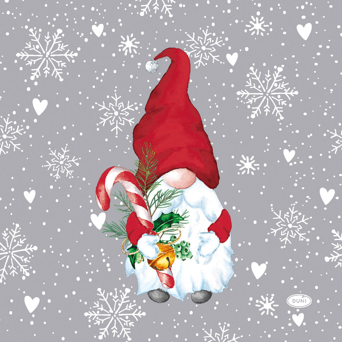 Paper+Design Luncheon Napkins – 20 Pack – Winter Flakes Tomte