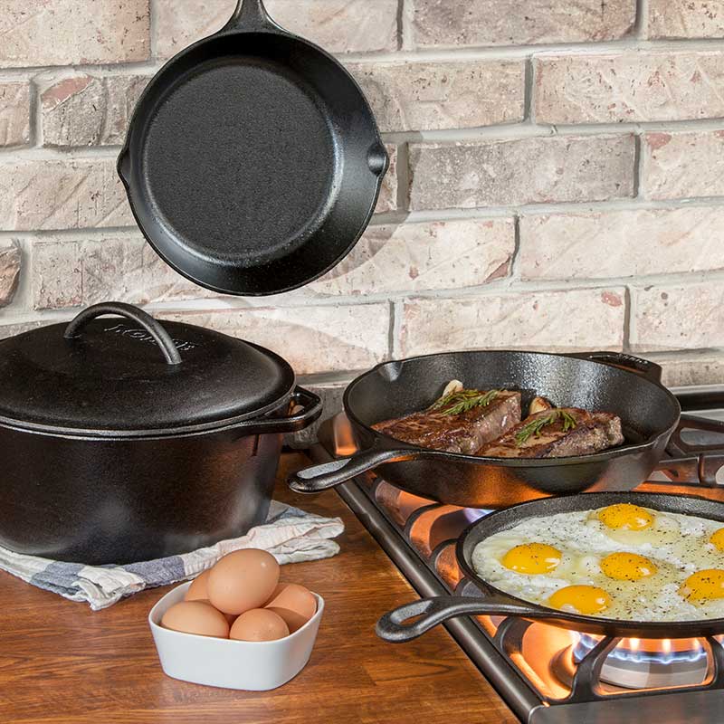 Lodge Cast Iron 5 Piece Cookware Set