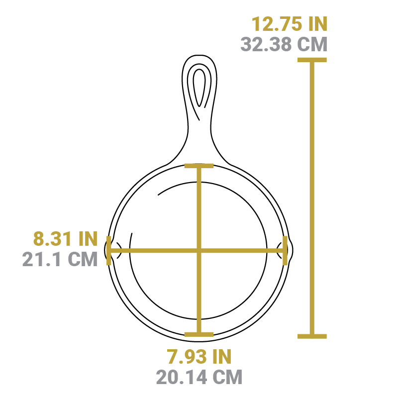 Lodge Wildlife Series Seasoned Cast Iron Skillet 20.3cm (8 Inch) Duck
