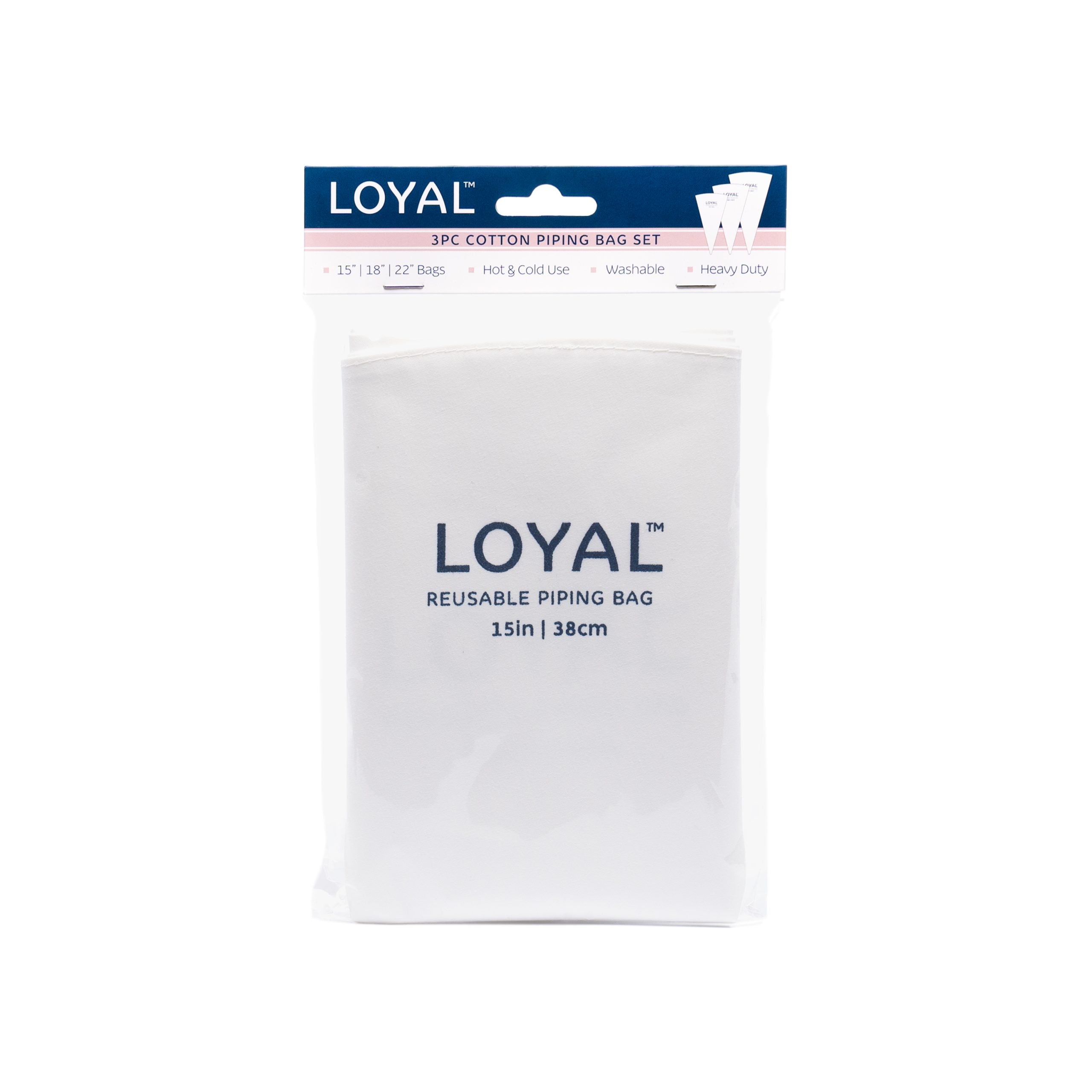LOYAL Cotton Piping Bag Set 3 Piece