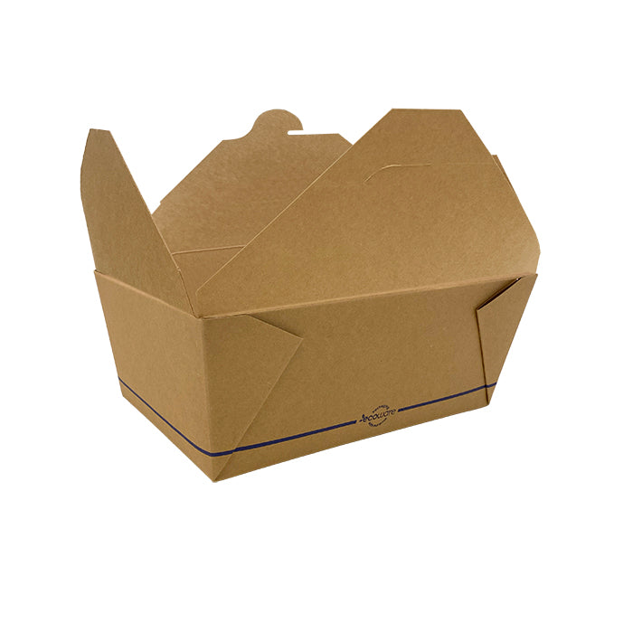 ecoware PLA Coated Lunch Box X-Large (Carton of 200)