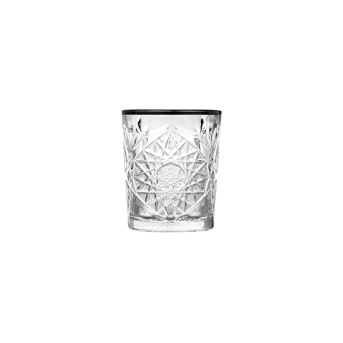 Libbey ONIS Hobstar Double Old Fashioned - Black Rim (355ml)