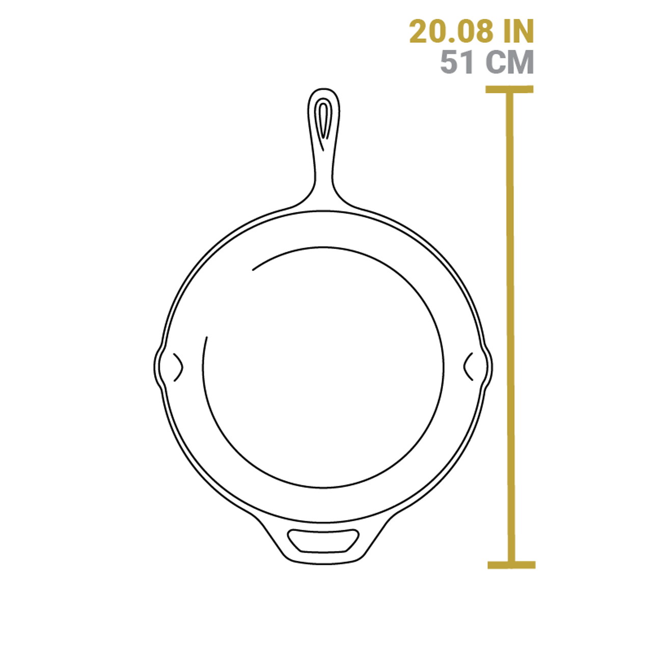 Lodge Chef Collection 13.25 Inch Cast Iron Skillet