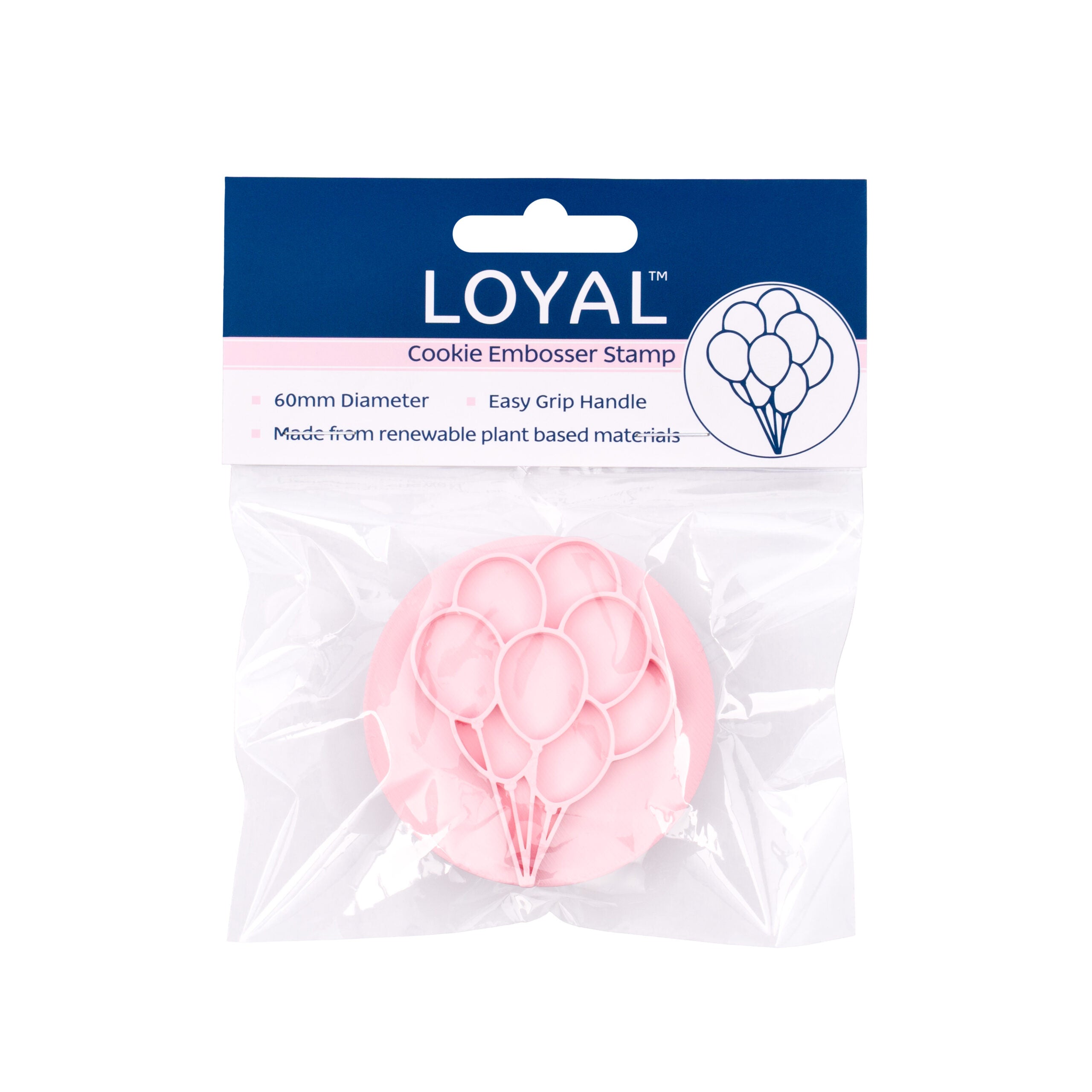 LOYAL Cookie Embosser Stamp Balloons