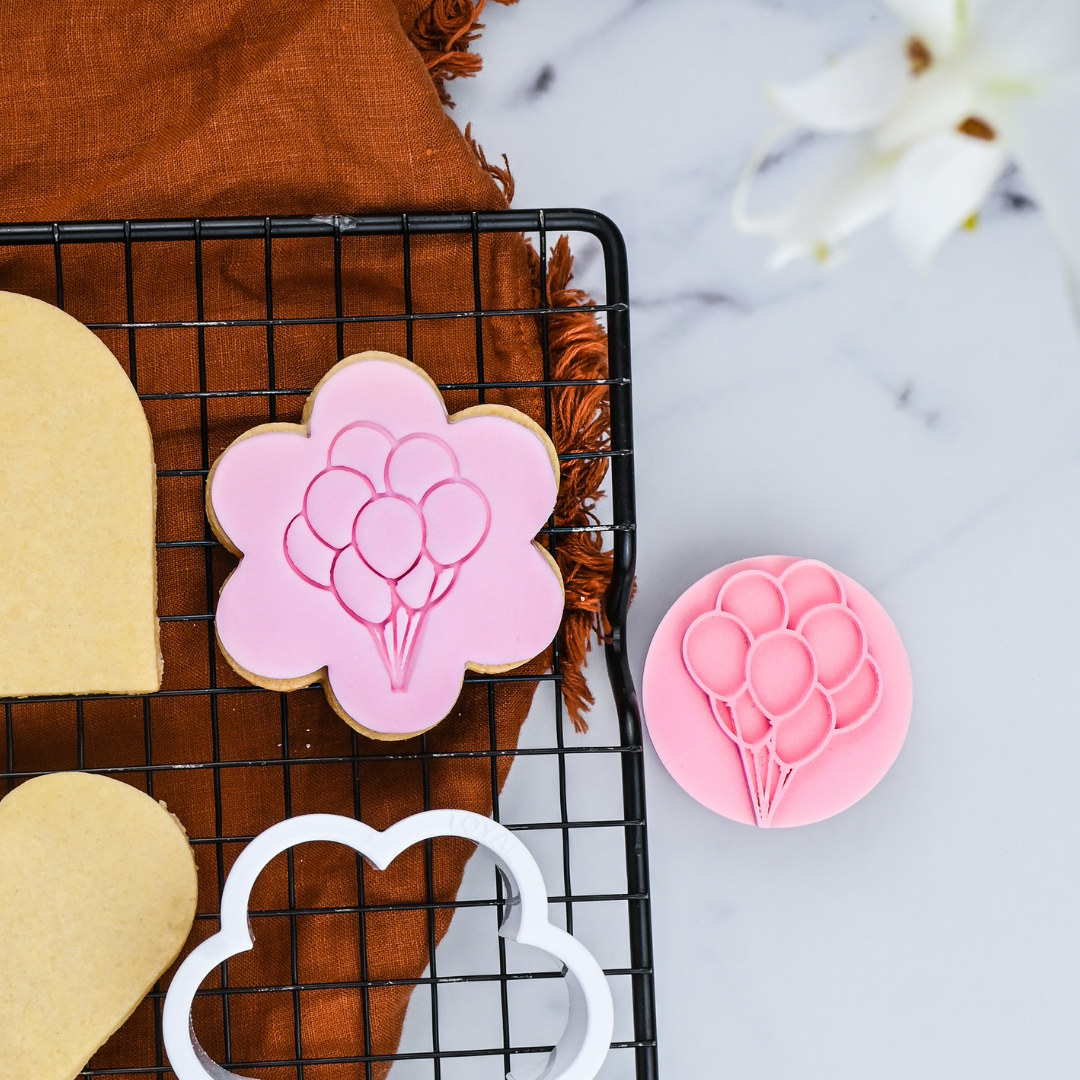 LOYAL Cookie Embosser Stamp Balloons
