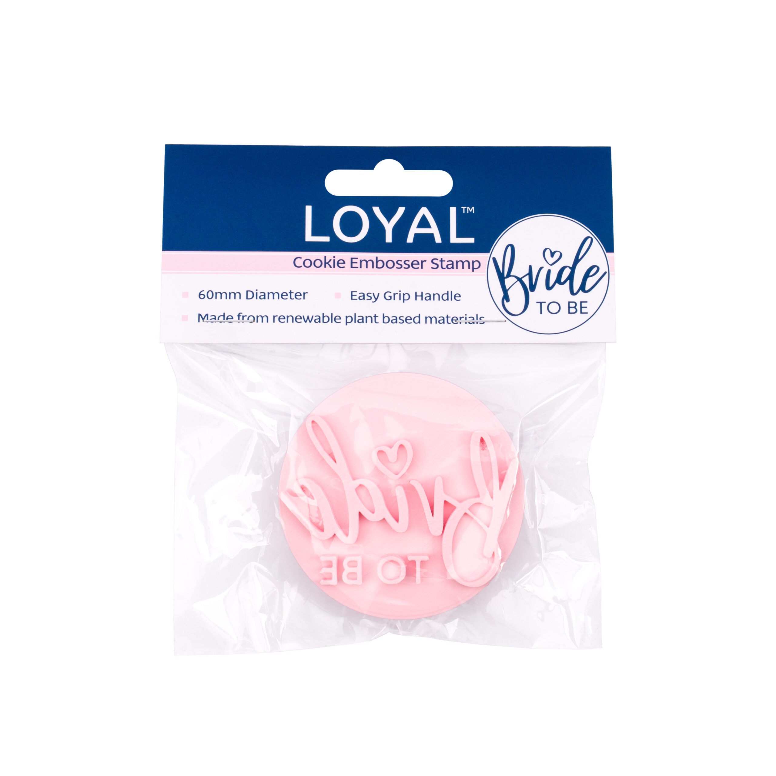 LOYAL Cookie Embosser Stamp Bride To Be