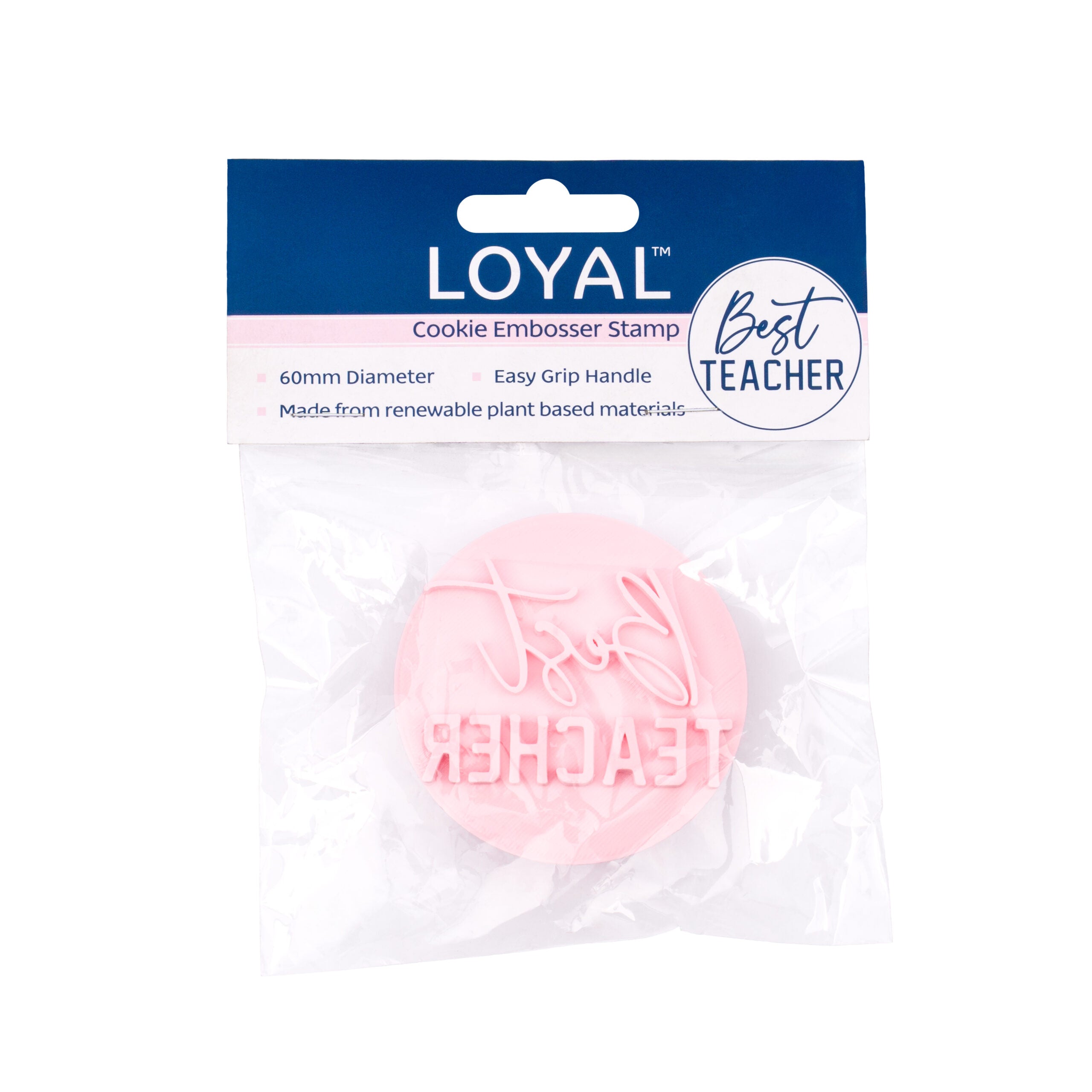 LOYAL Cookie Embosser Stamp Best Teacher