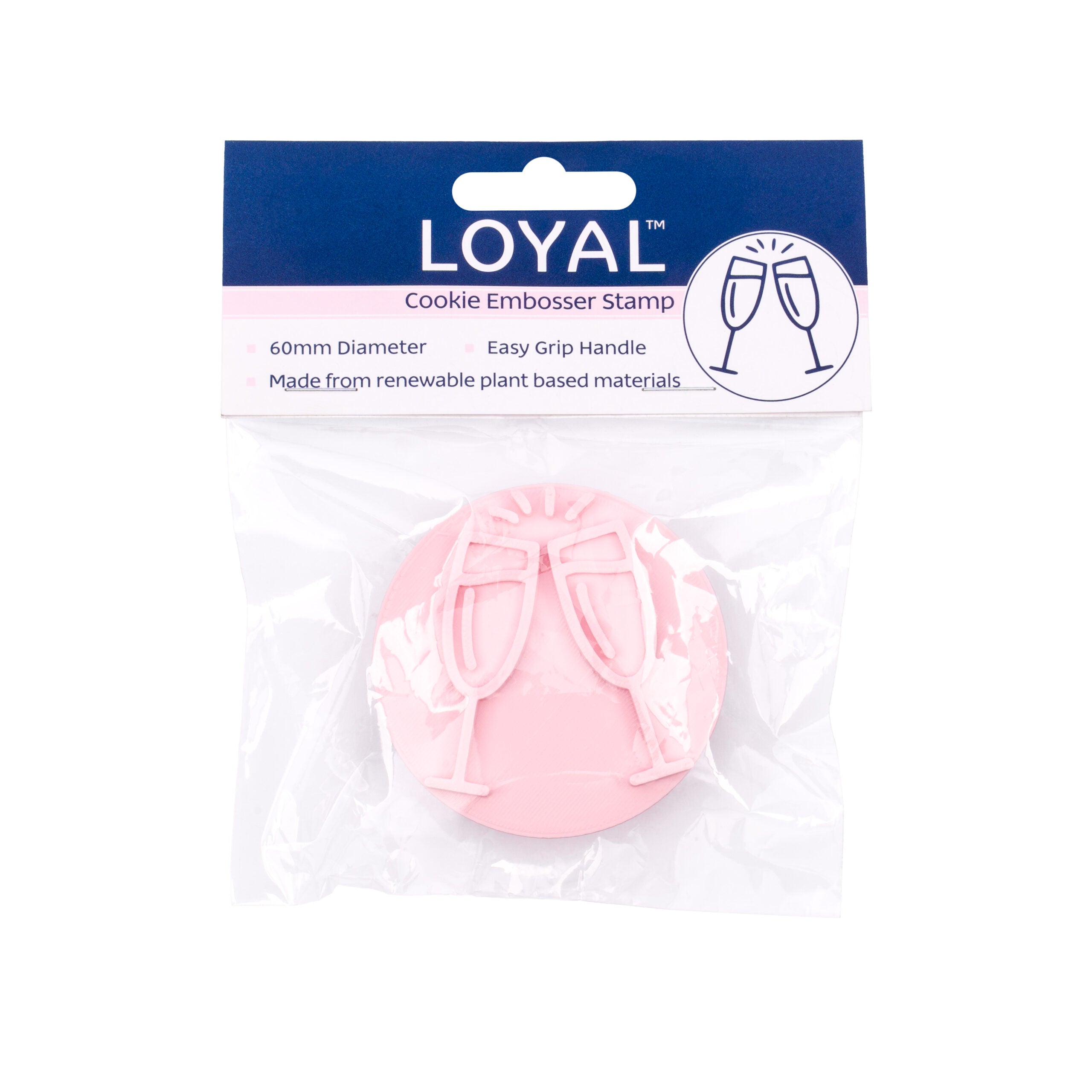 LOYAL Cookie Embosser Stamp Cheers