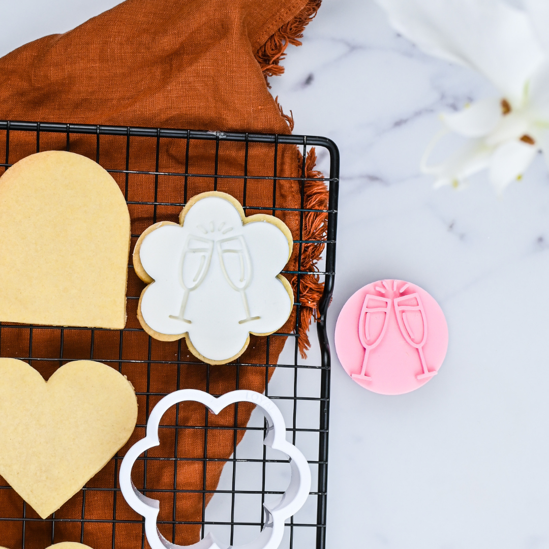LOYAL Cookie Embosser Stamp Cheers