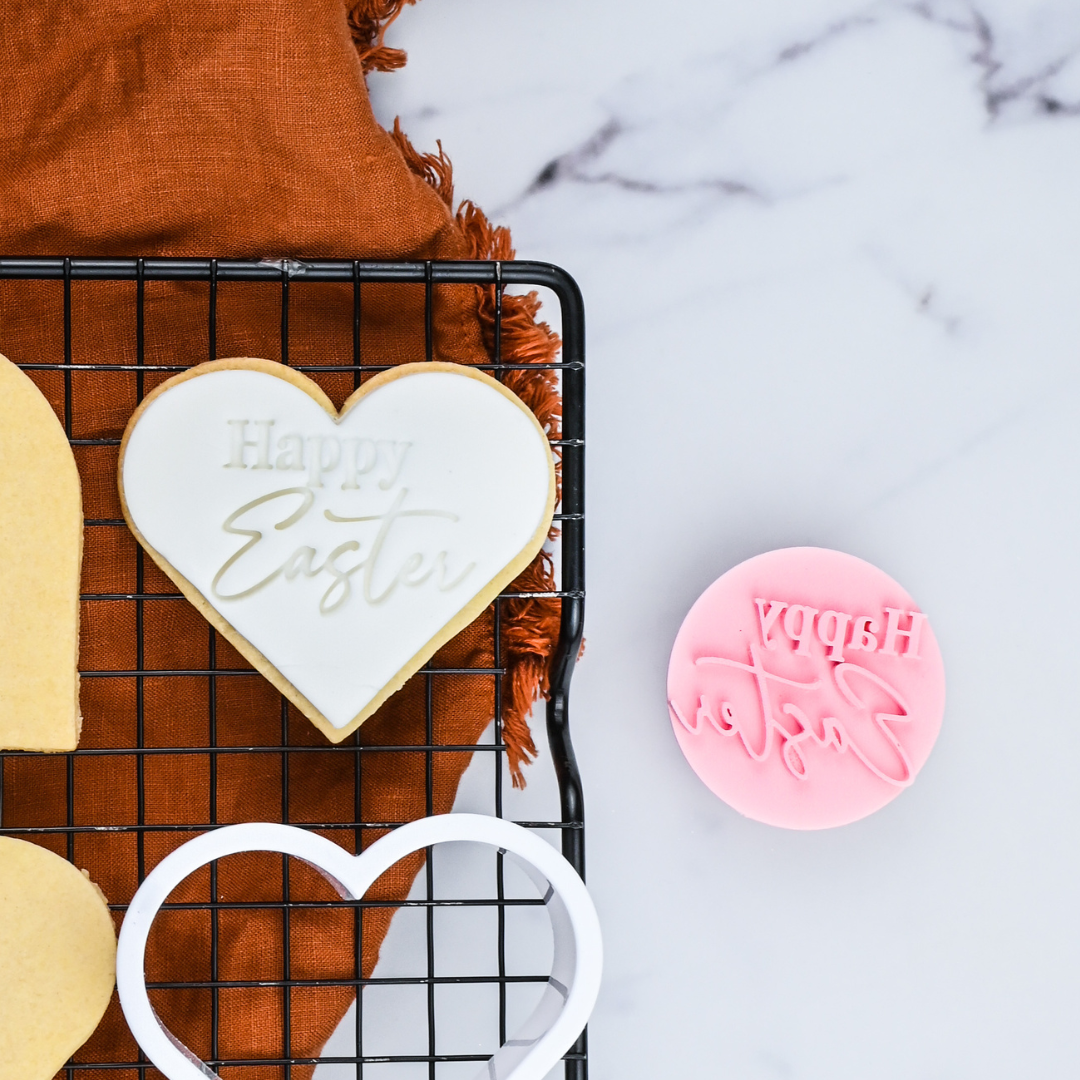 LOYAL Cookie Embosser Stamp Happy Easter