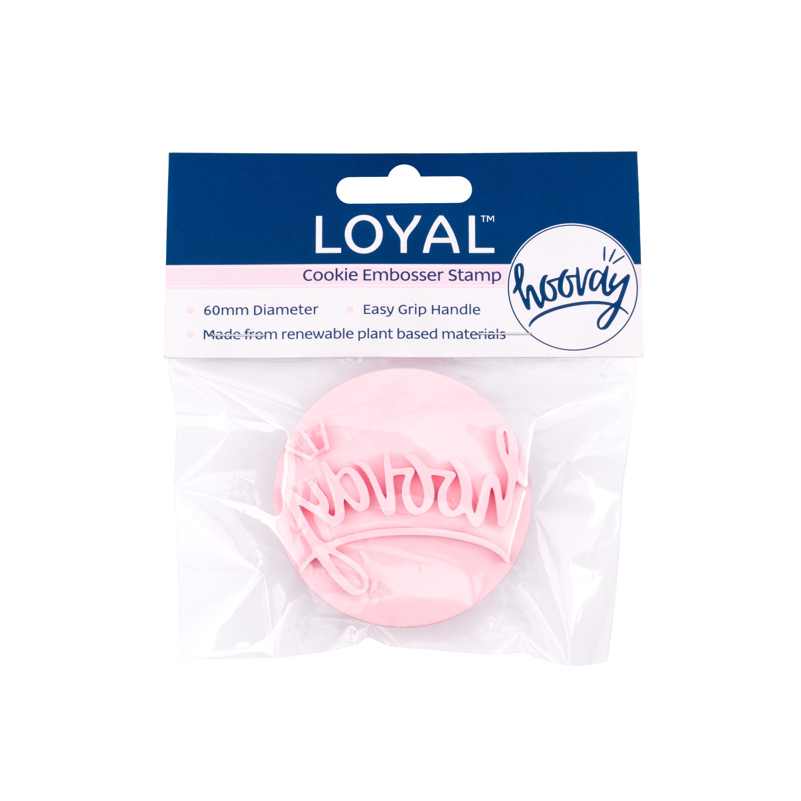 LOYAL Cookie Embosser Stamp Hooray