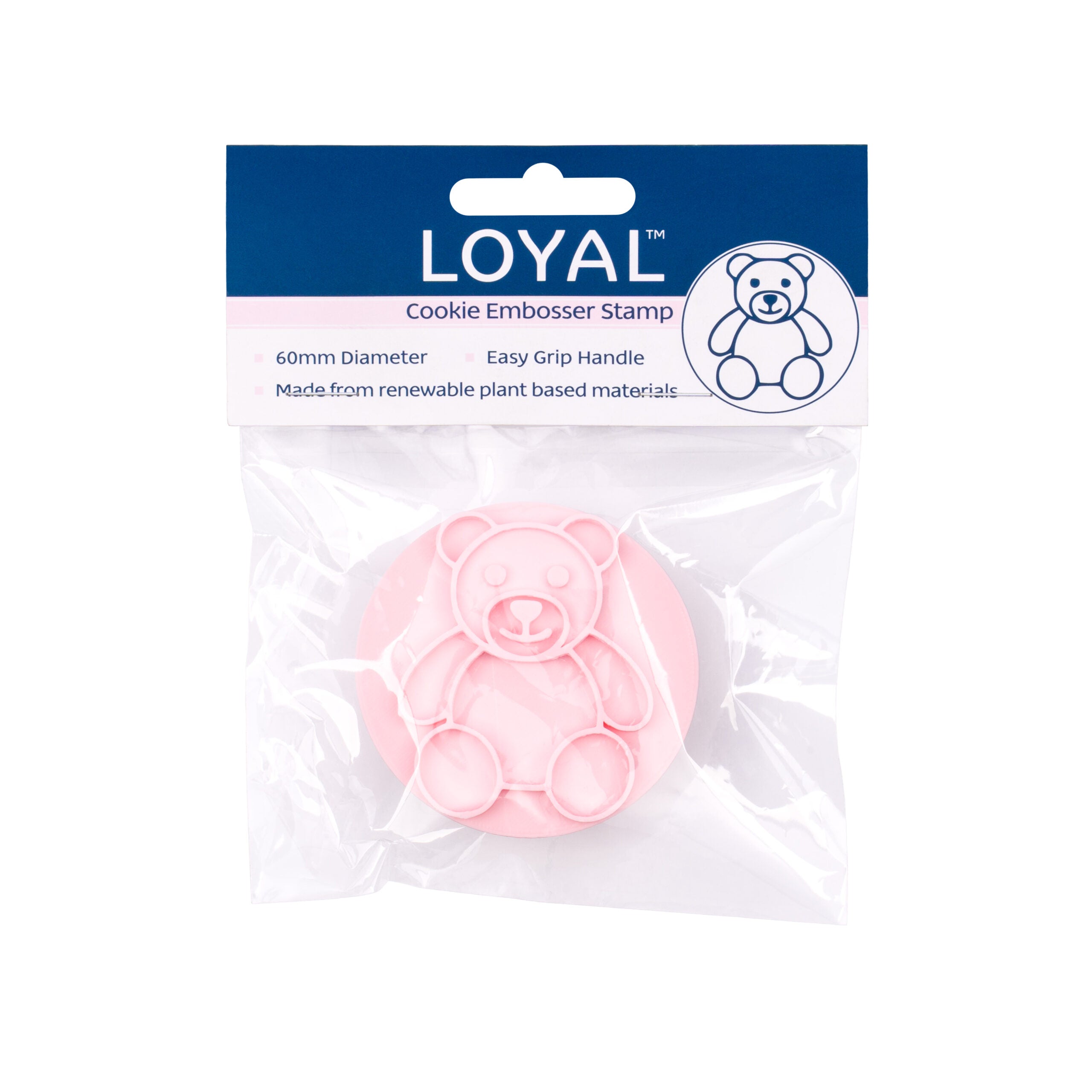 LOYAL Cookie Embosser Stamp Bear
