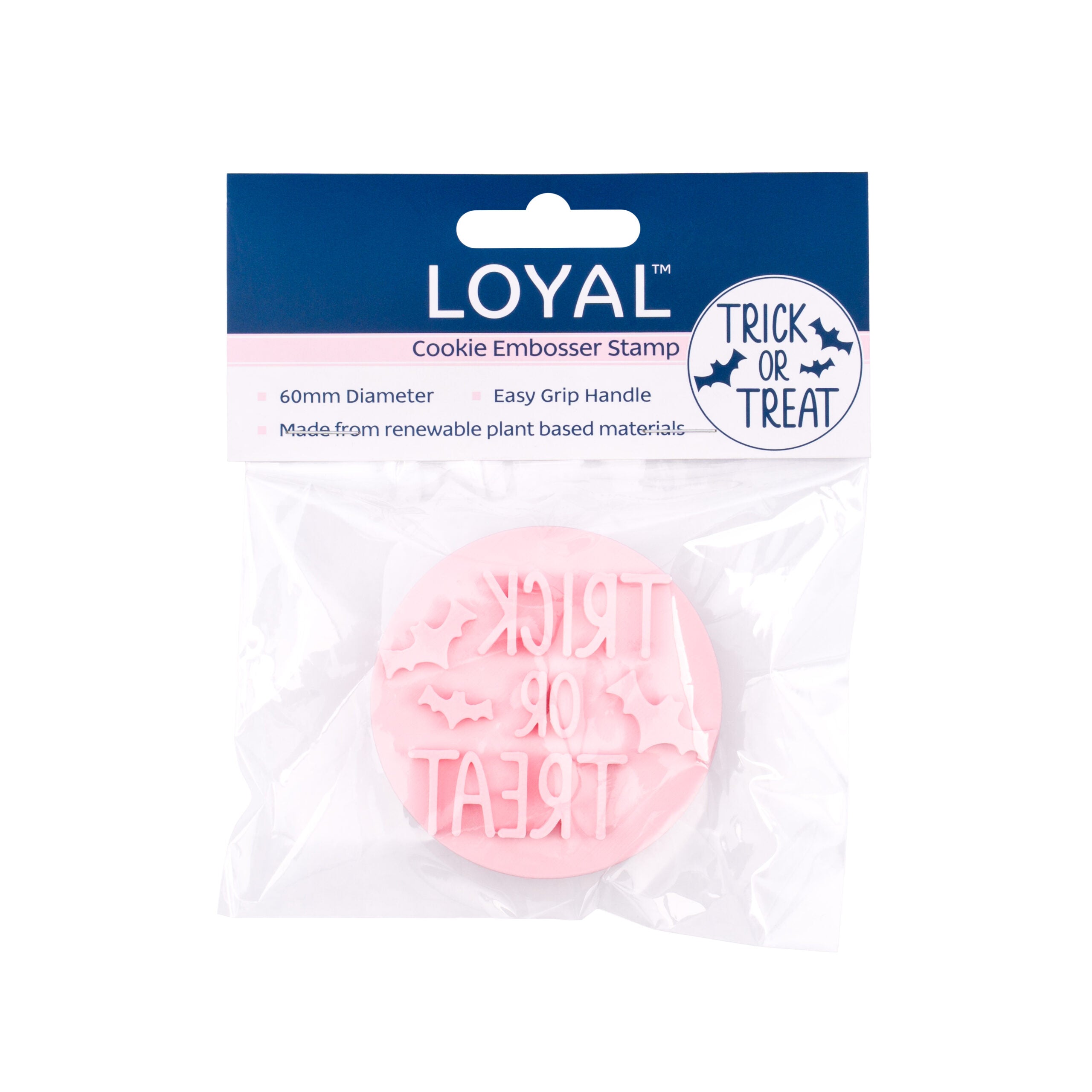 LOYAL Cookie Embosser Stamp Trick Or Treat