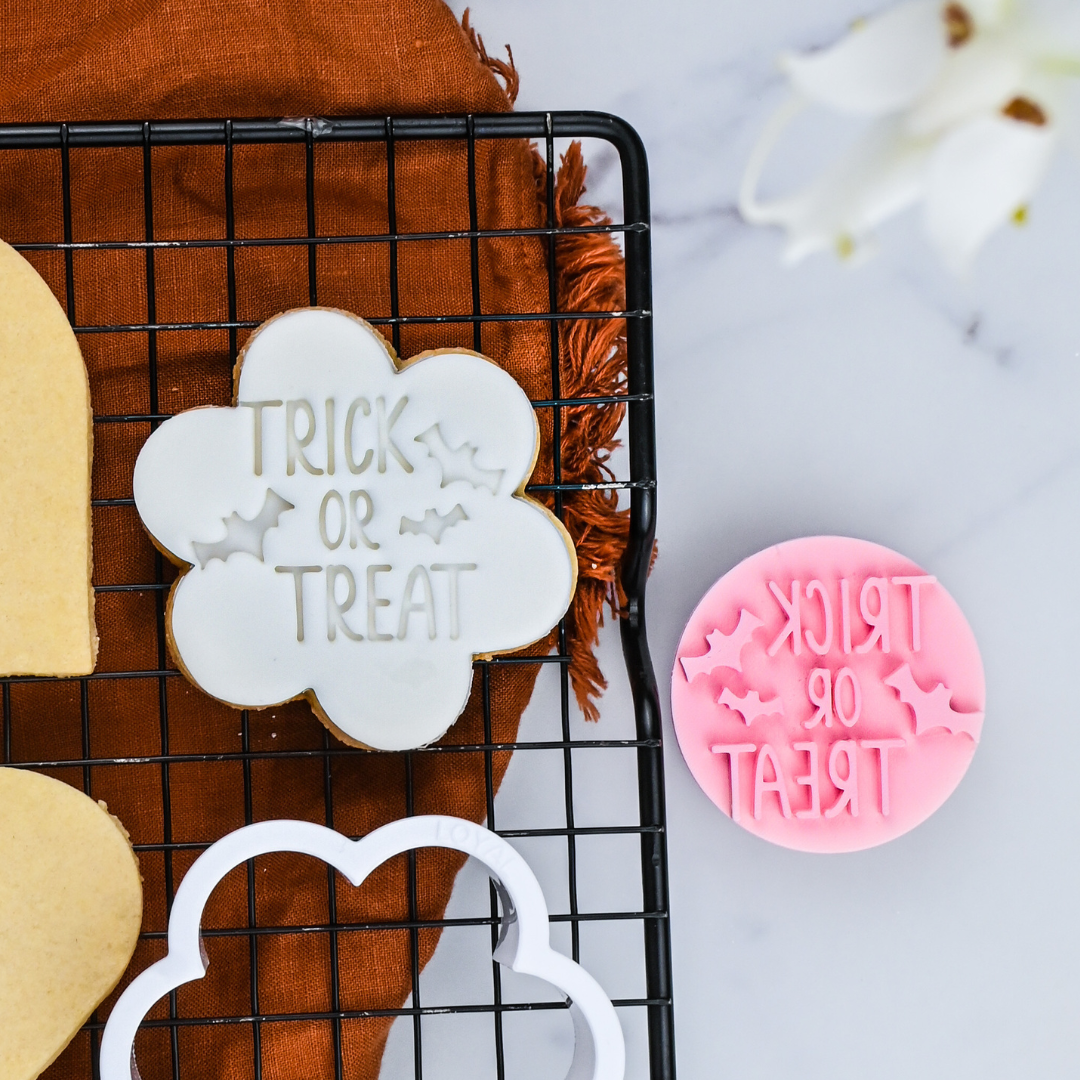 LOYAL Cookie Embosser Stamp Trick Or Treat