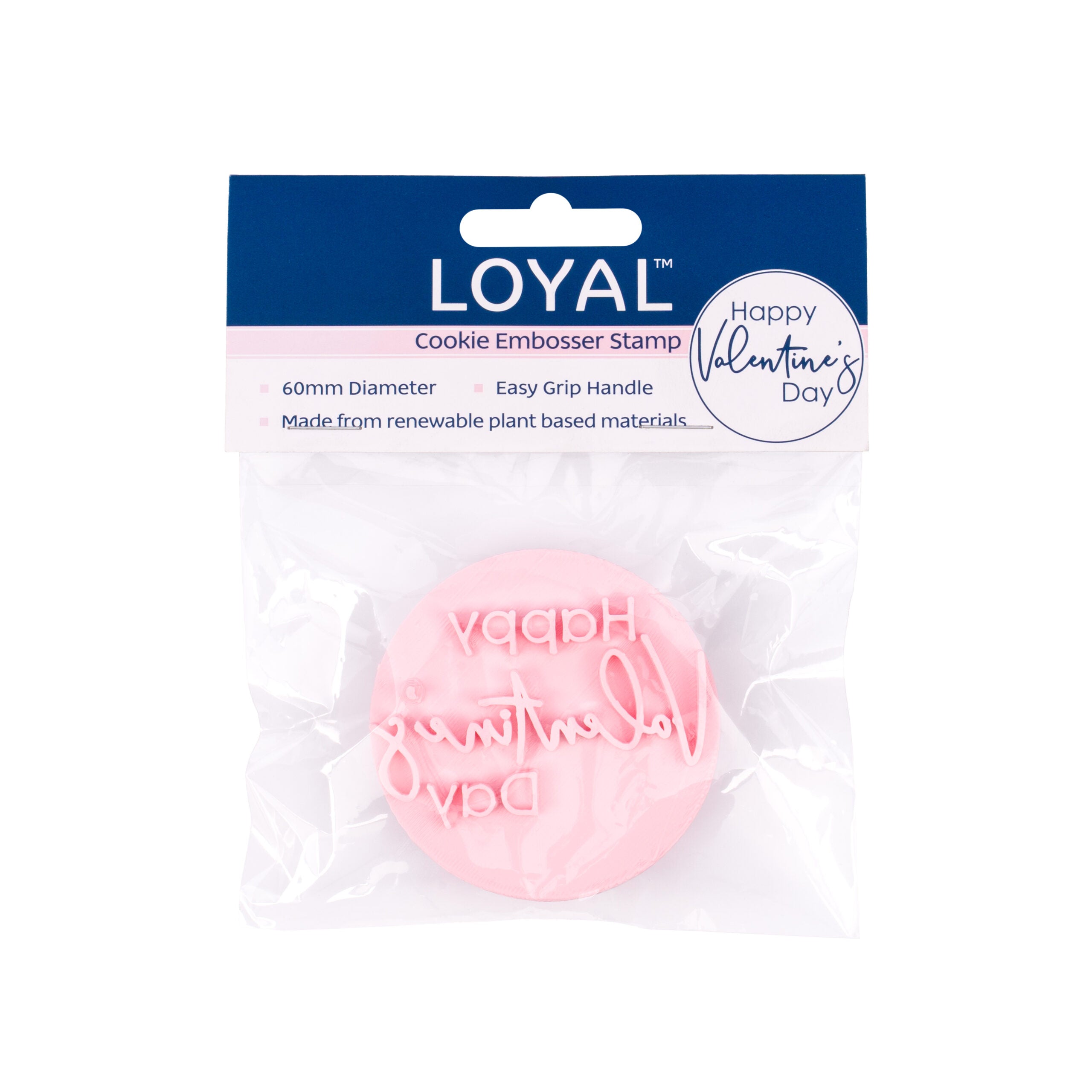 LOYAL Cookie Embosser Stamp Happy Valentine'S Day