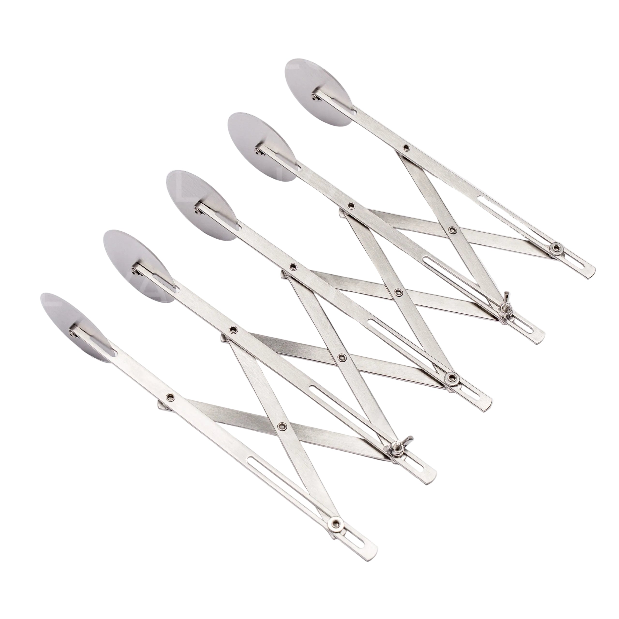 LOYAL Expandable Dough Divider Cutter Plain 5 Wheel
