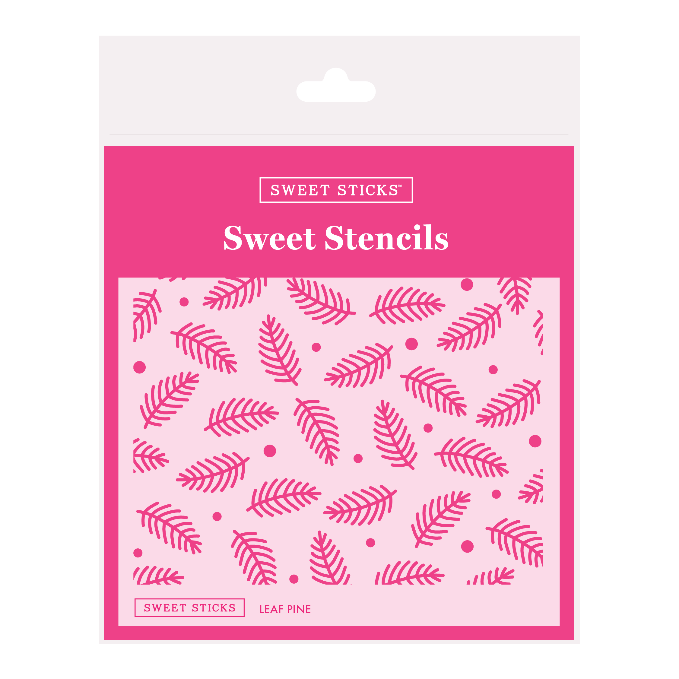 SWEET STICKS Sweet Stencils Assortment Range - Leaf Pine