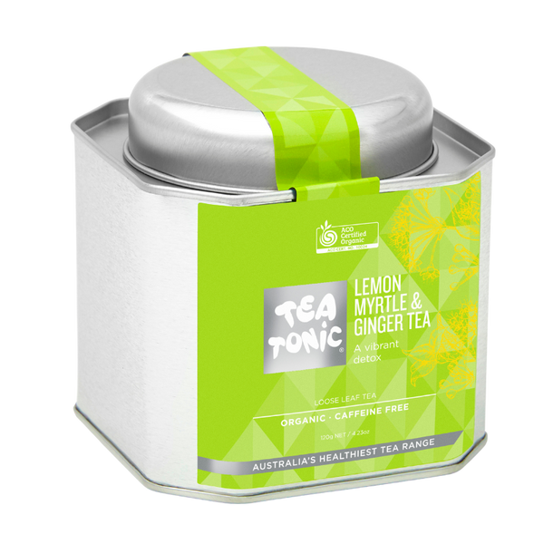 Tea Tonic Lemon Myrtle & Ginger Tea - Loose Leaf Tin