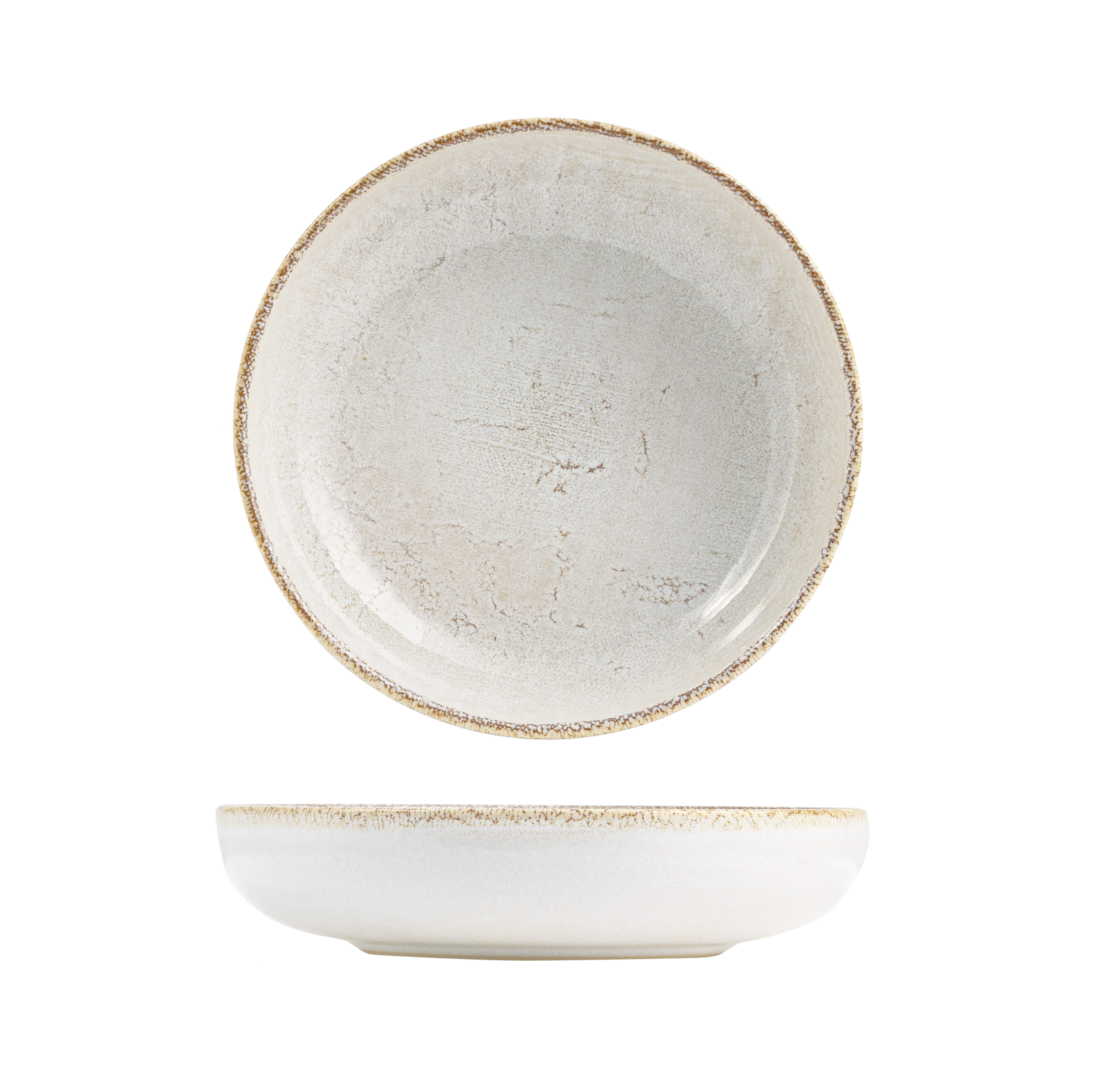 Eclipse Duo Limestone Share Bowl (220mm Ø)