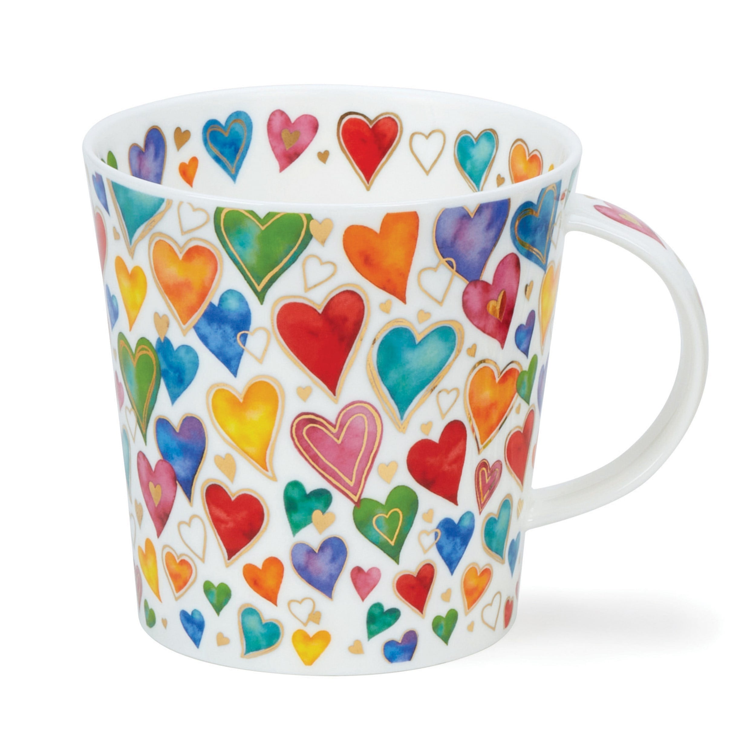 Dunoon Lomond Dazzle Hearts Mug 320ml