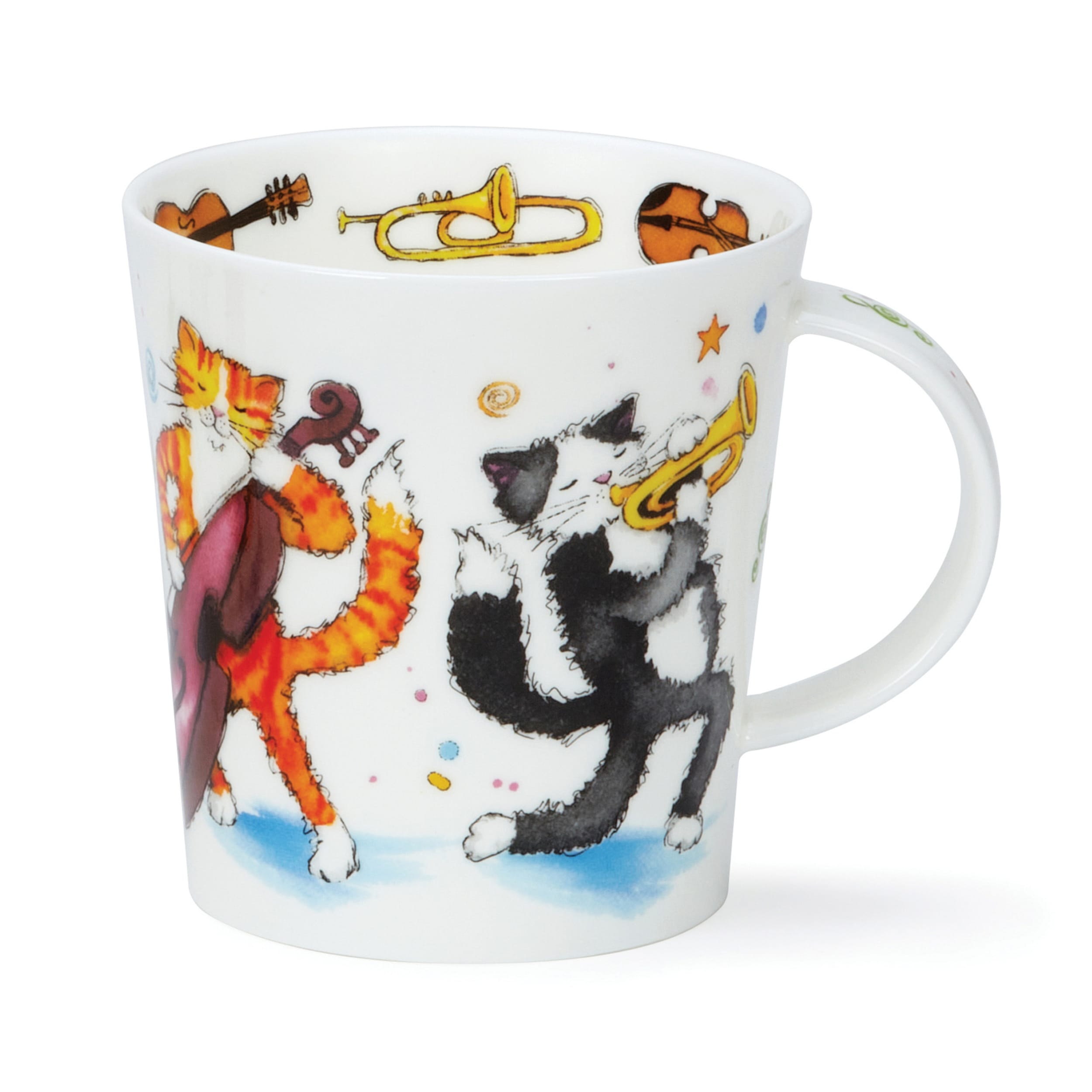 Dunoon Lomond Groovy Cats Mug 320ml