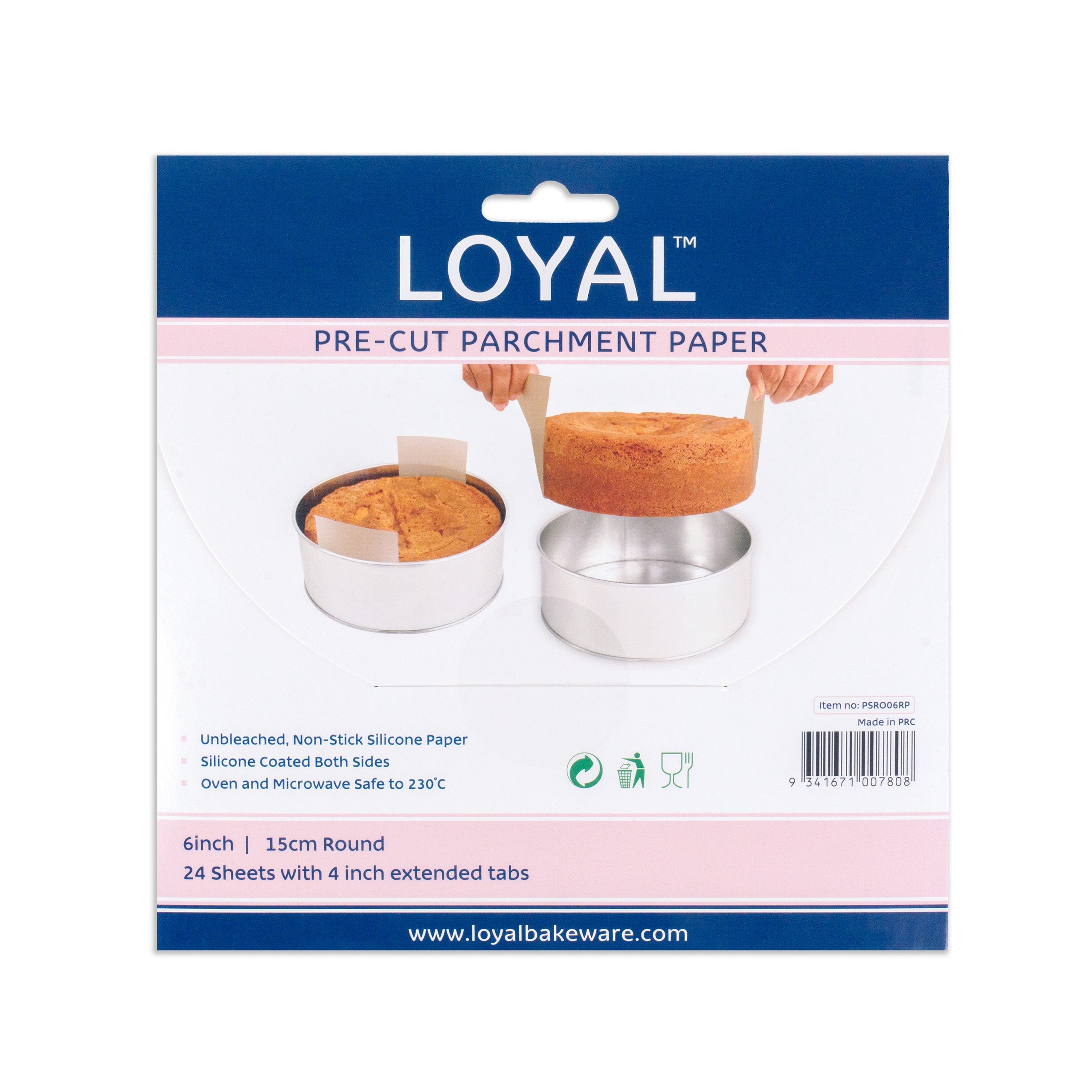 LOYAL Pre-Cut Paper Round with Tabs 150mm
