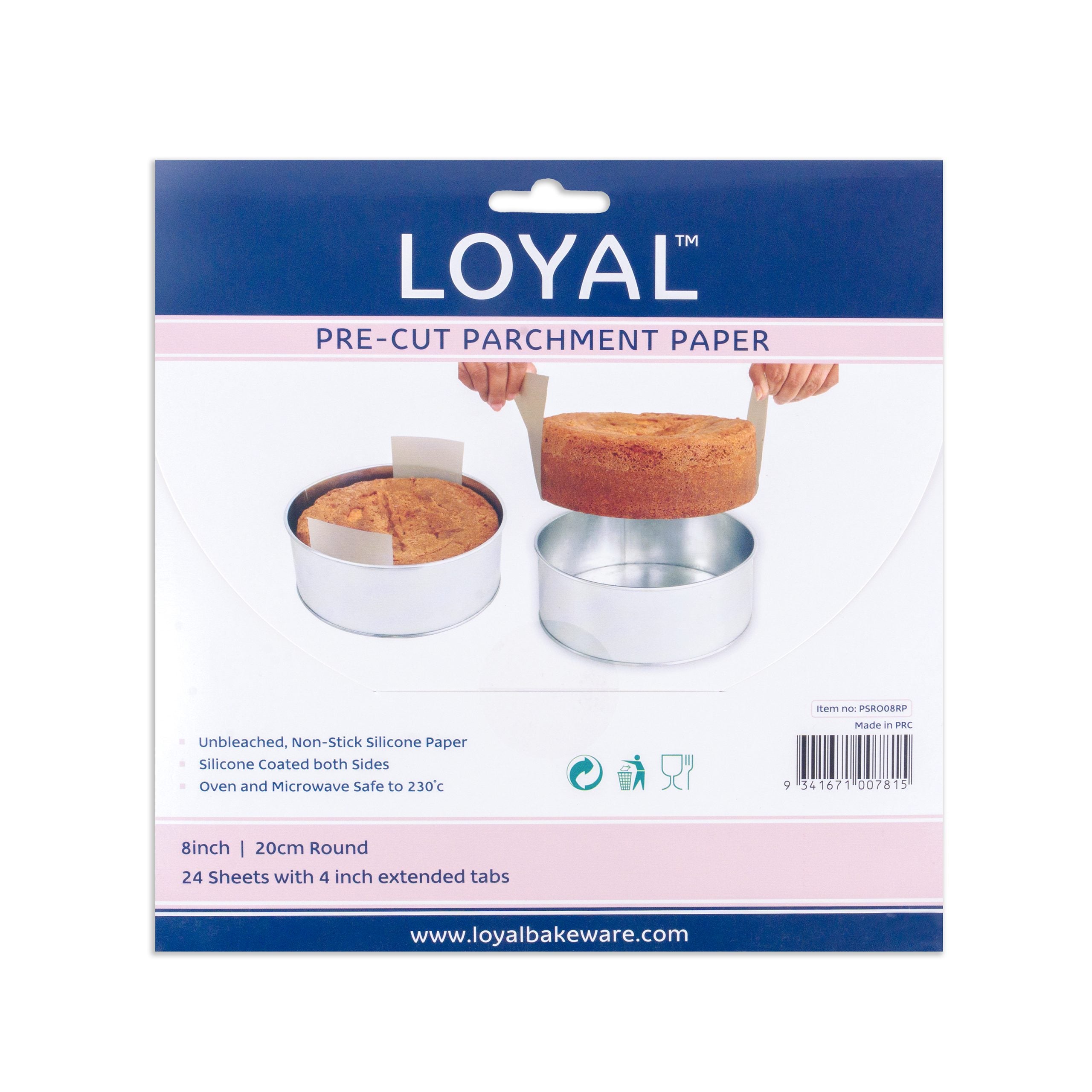 LOYAL Pre-Cut Paper Round with Tabs 200mm