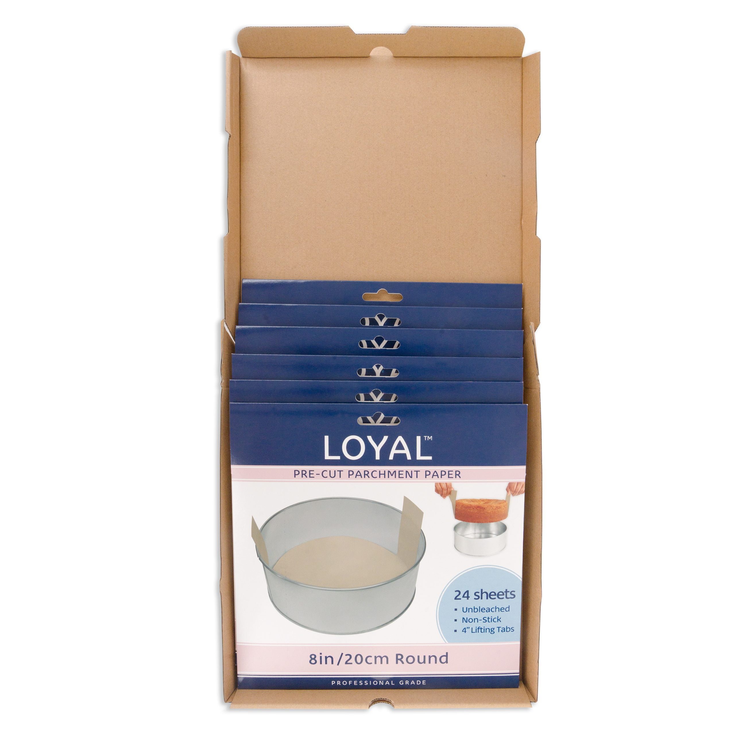 LOYAL Pre-Cut Paper Round with Tabs 200mm