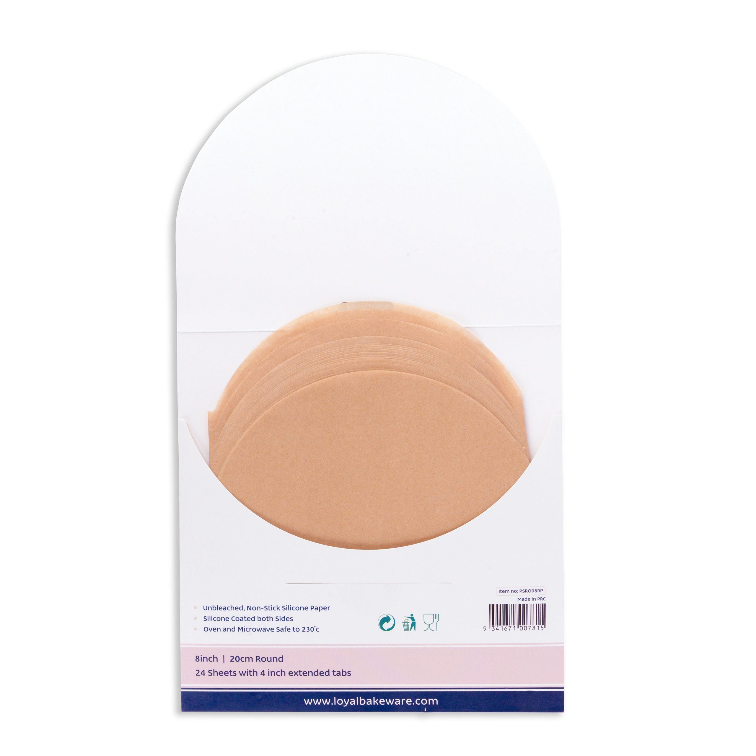 LOYAL Pre-Cut Paper Round with Tabs 200mm