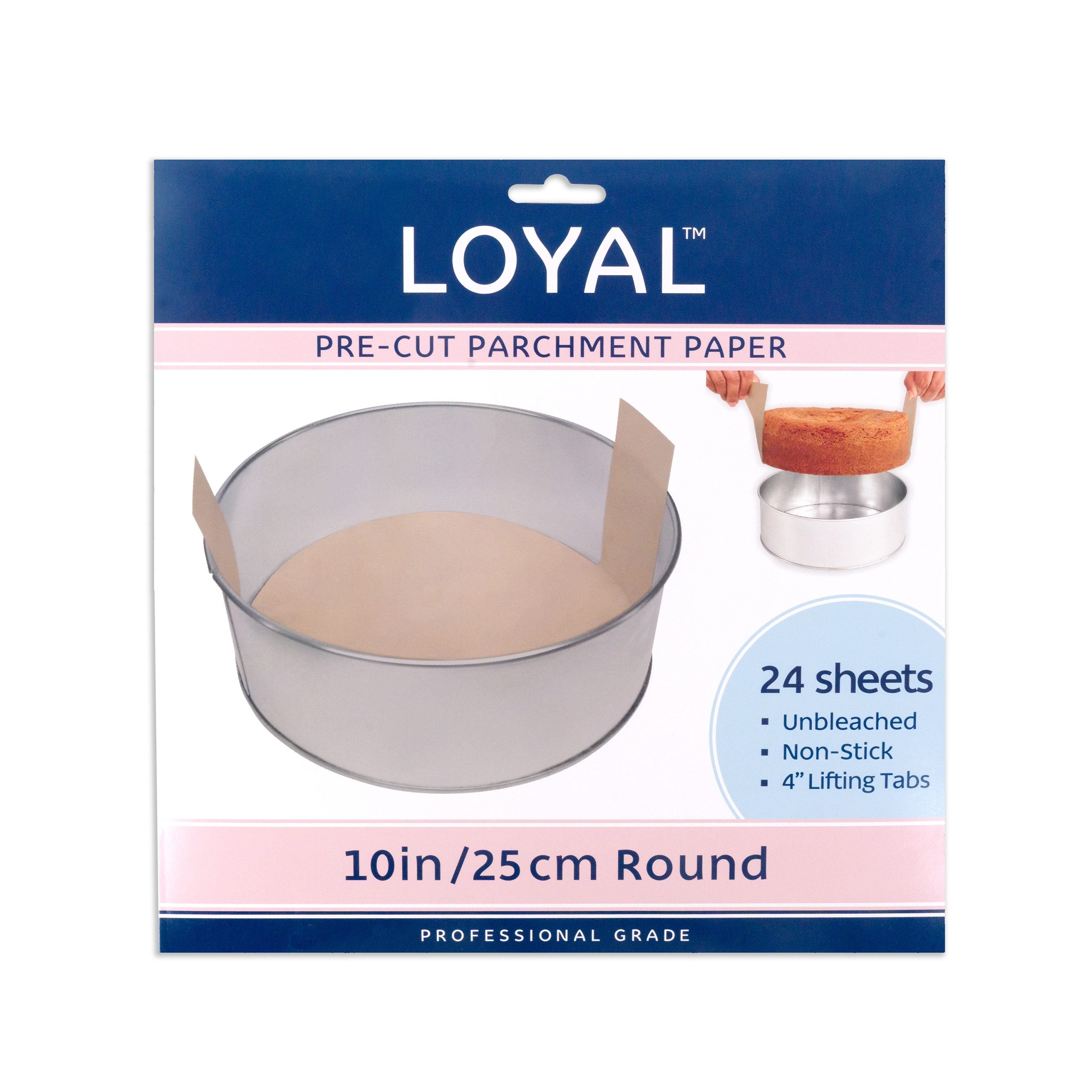 LOYAL Pre-Cut Paper Round with Tabs 250mm