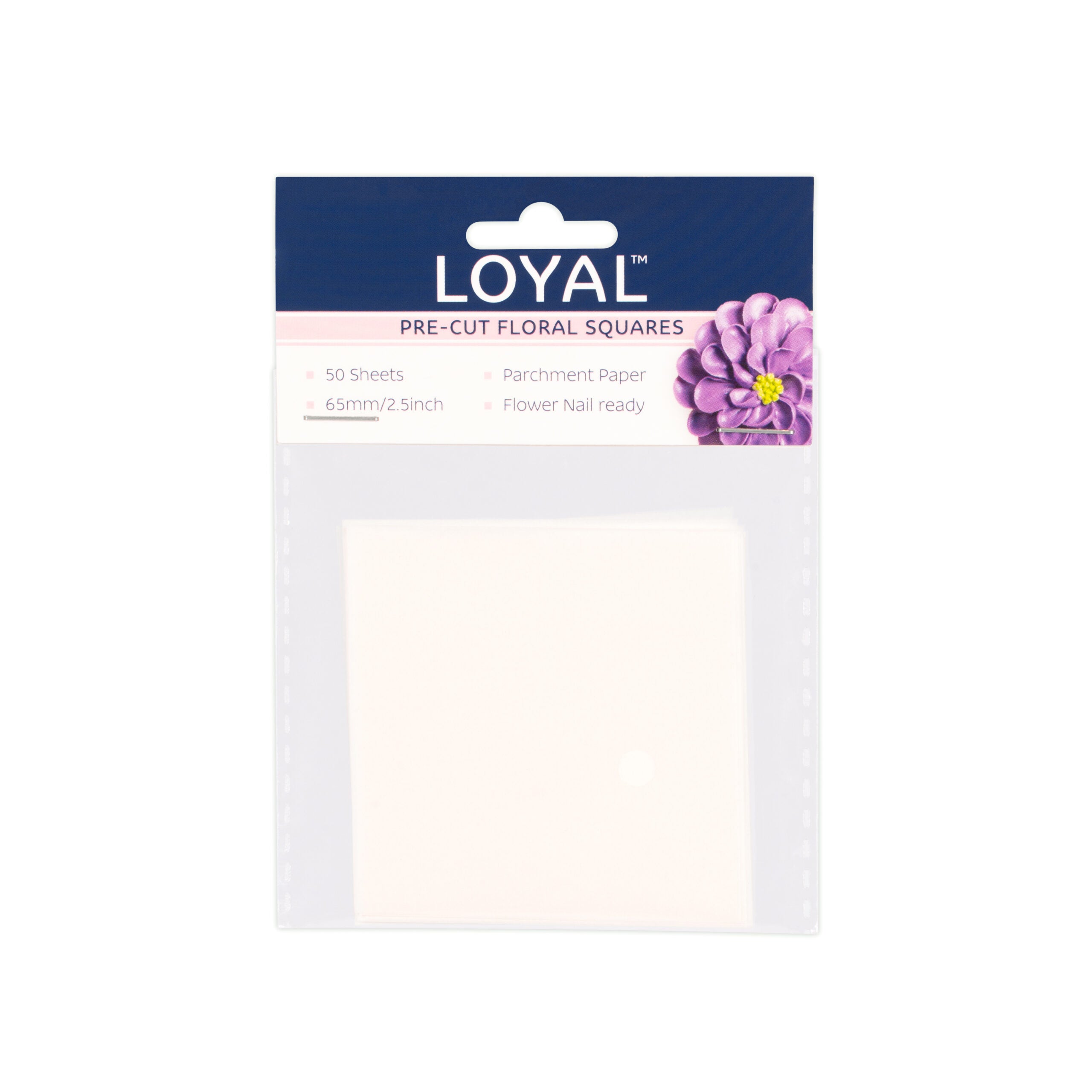 LOYAL Pre-Cut Floral Squares 65mm