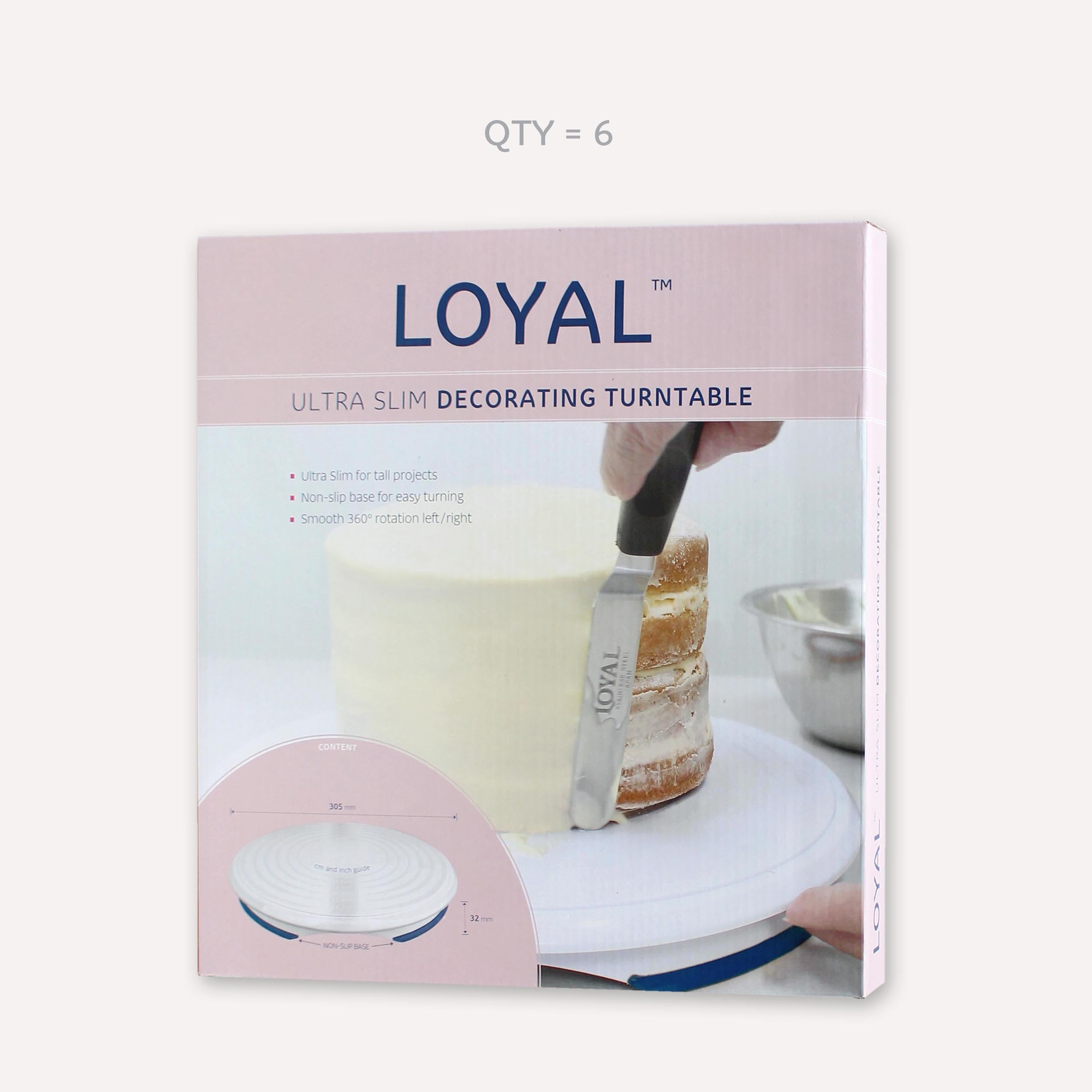 LOYAL Decorating Turntable Ultra Slim