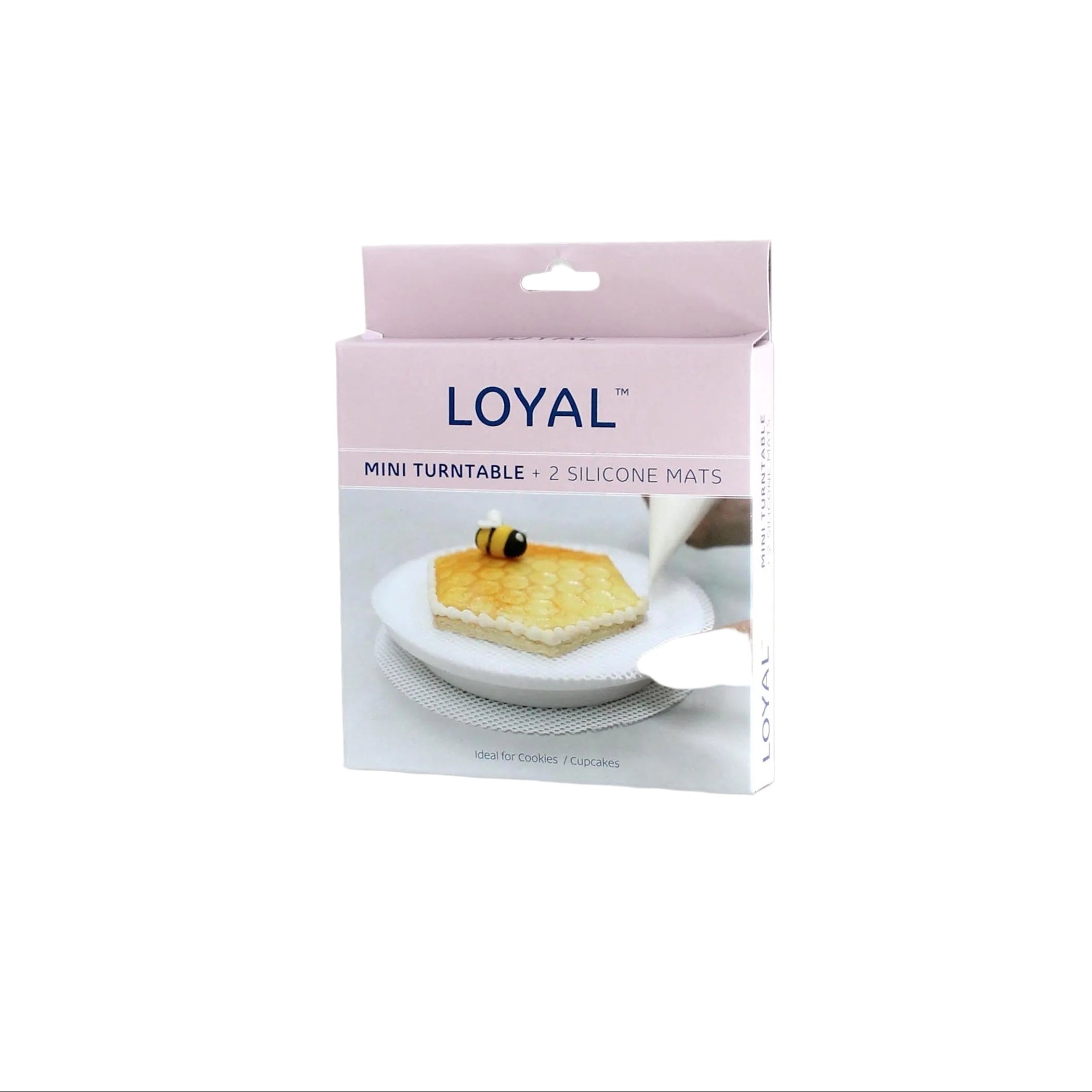 LOYAL Mini Turntable & Silicone Mat Set 2 Piece