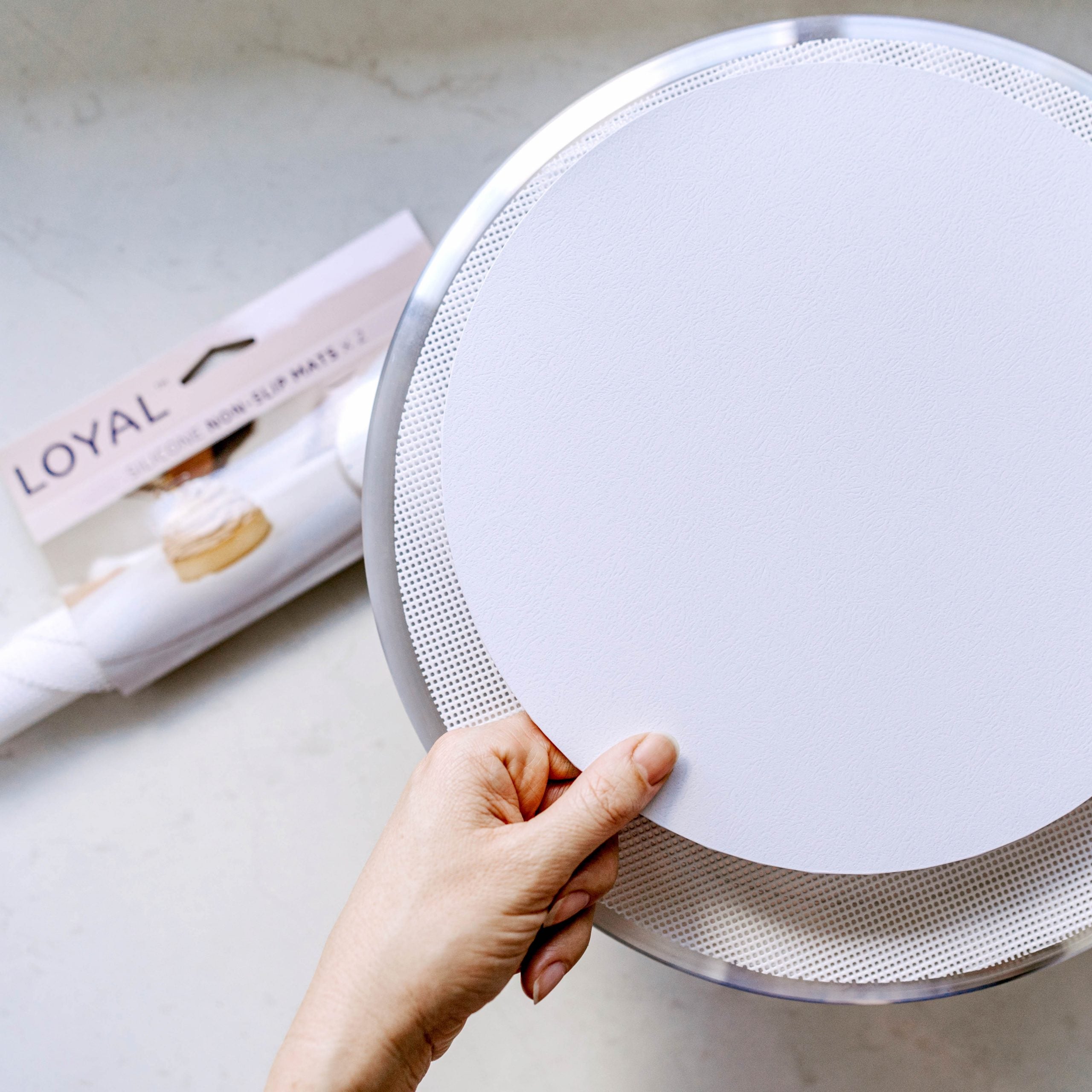LOYAL Silicone Non-Slip Mat Set 2 Piece