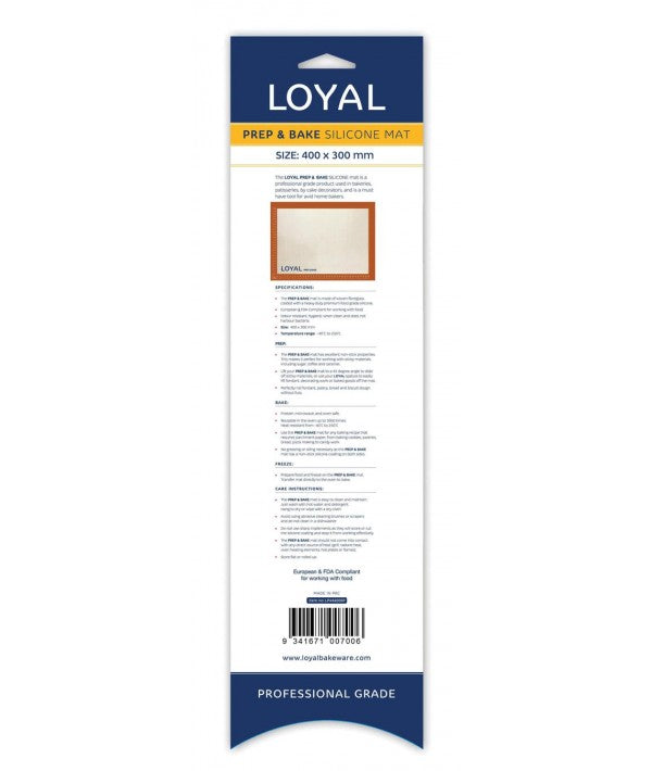 LOYAL Prep & Bake Silicone Mat 400 x 300mm