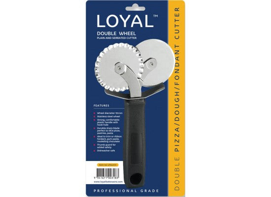 LOYAL Pizza Dough Fondant Cutter Double
