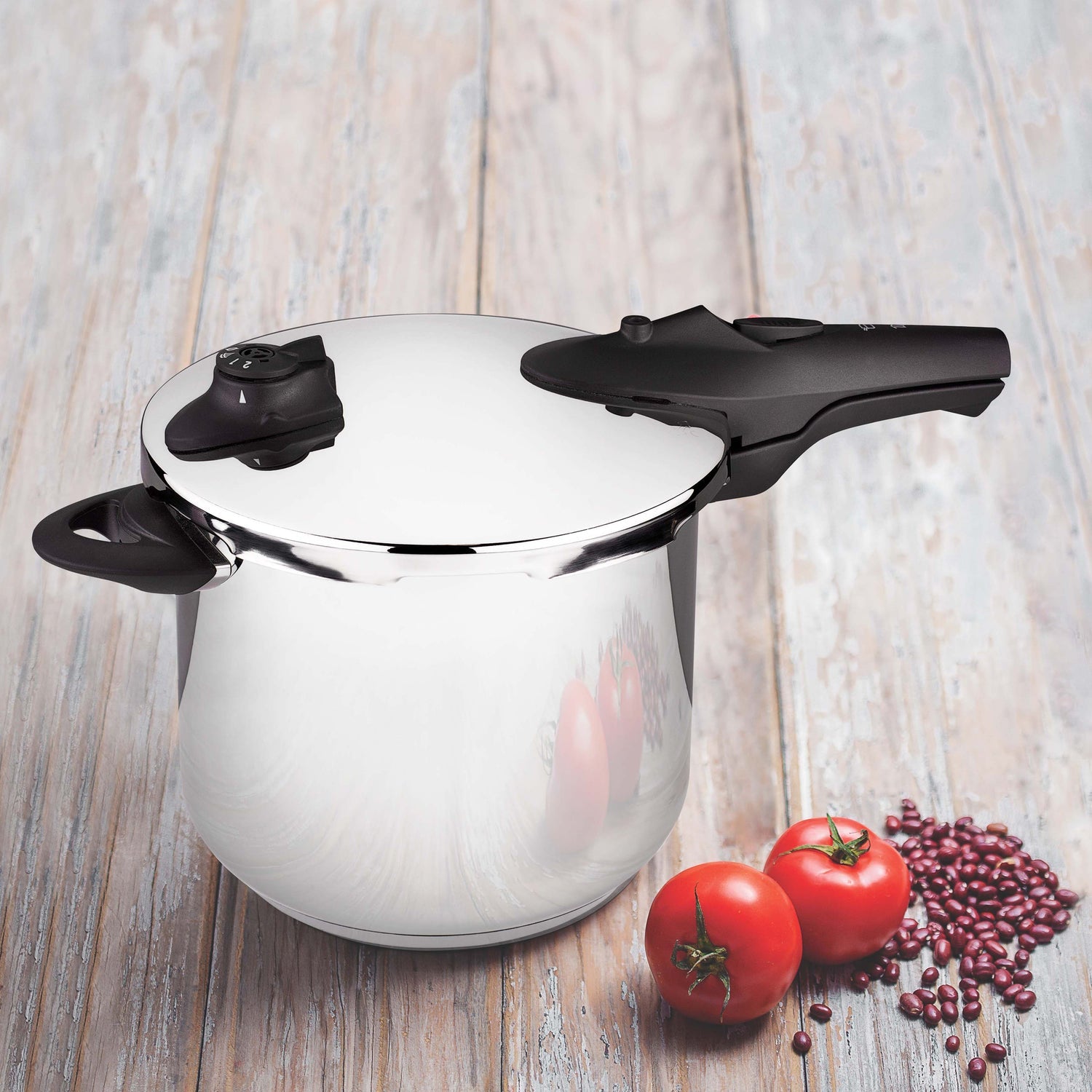 Tramontina Pressure Cooker With Steamer Basket - 6L