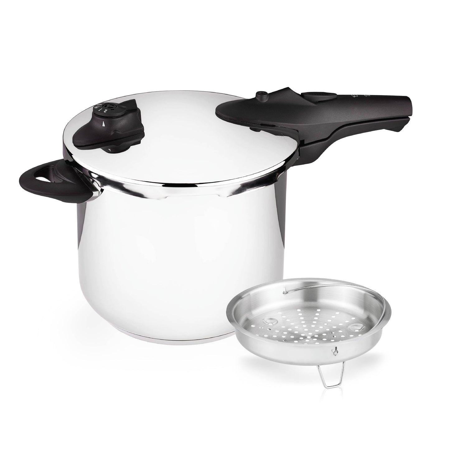 Tramontina Pressure Cooker With Steamer Basket - 6L