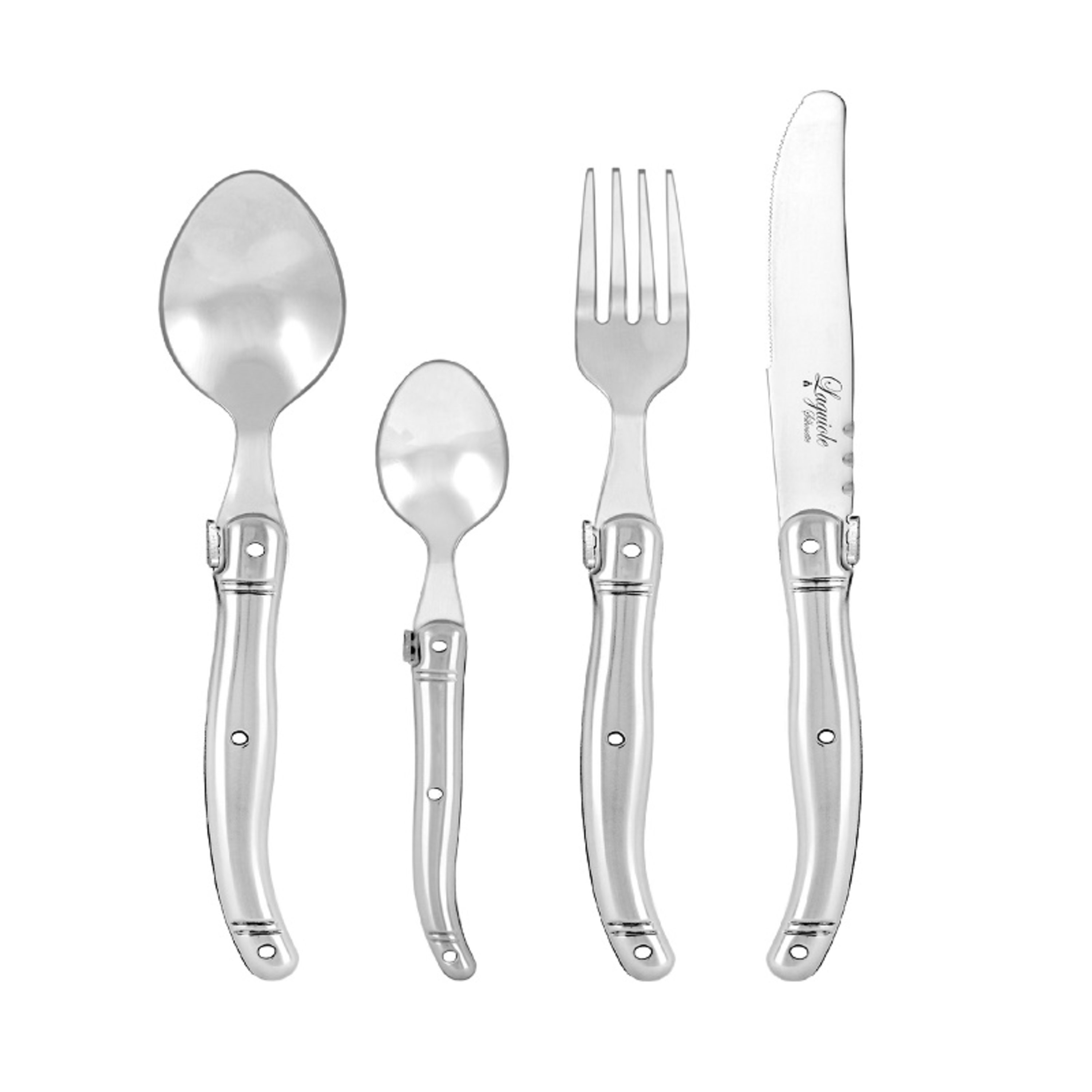 Laguiole Silhouette 24 Piece Cutlery Set - Stainless Steel