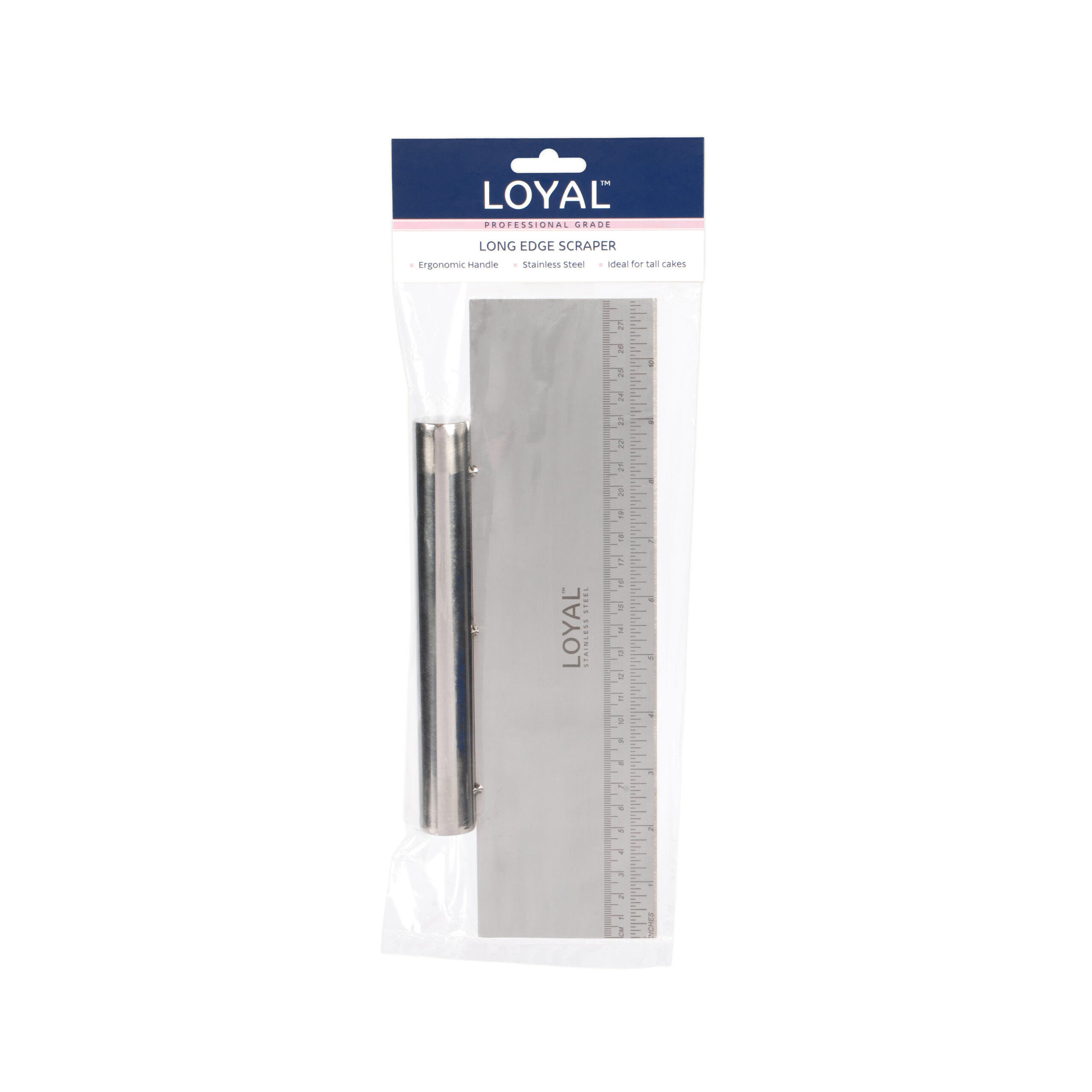 LOYAL Long Edge Scraper Stainless Steel Handle