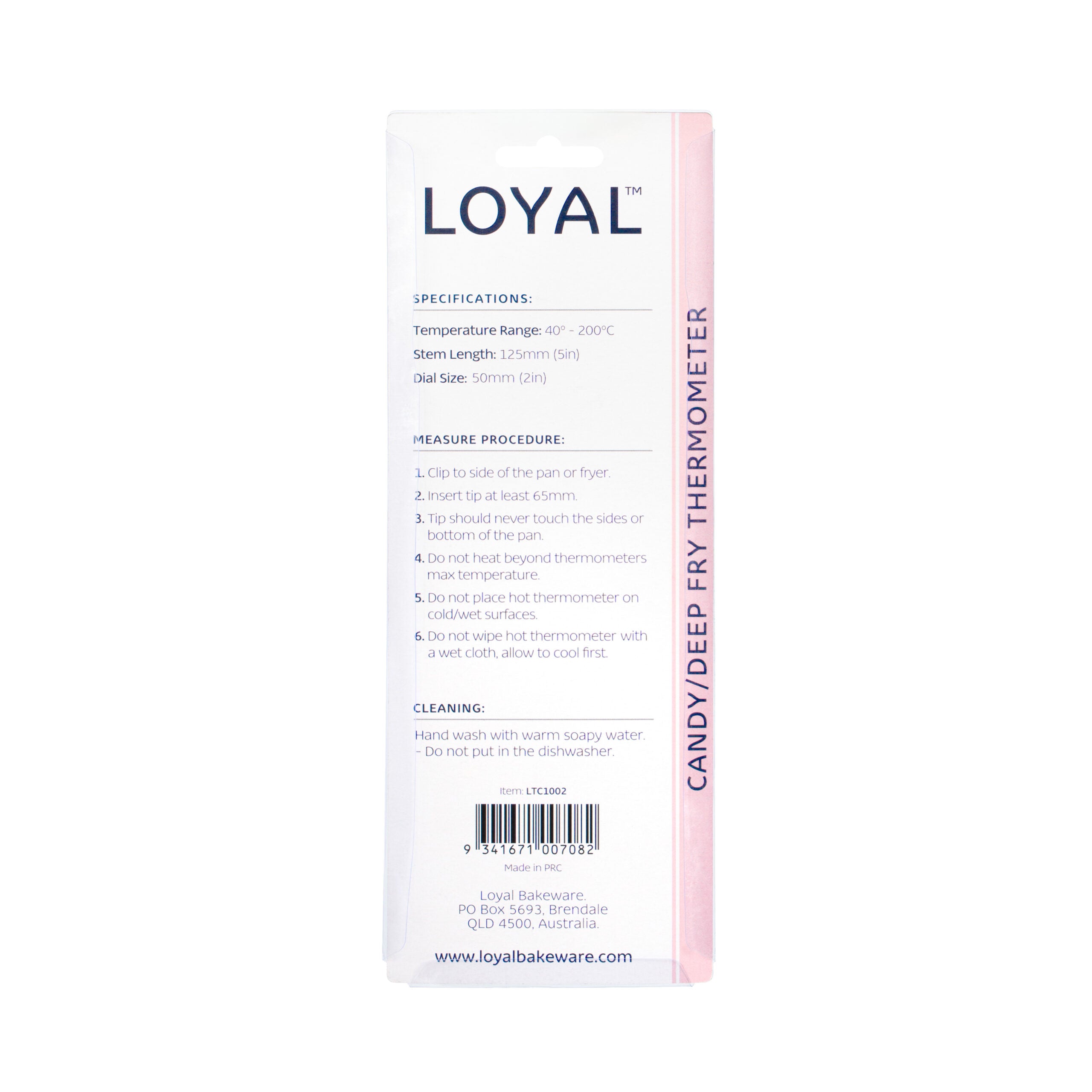 LOYAL Candy & Deep Fry Thermometer