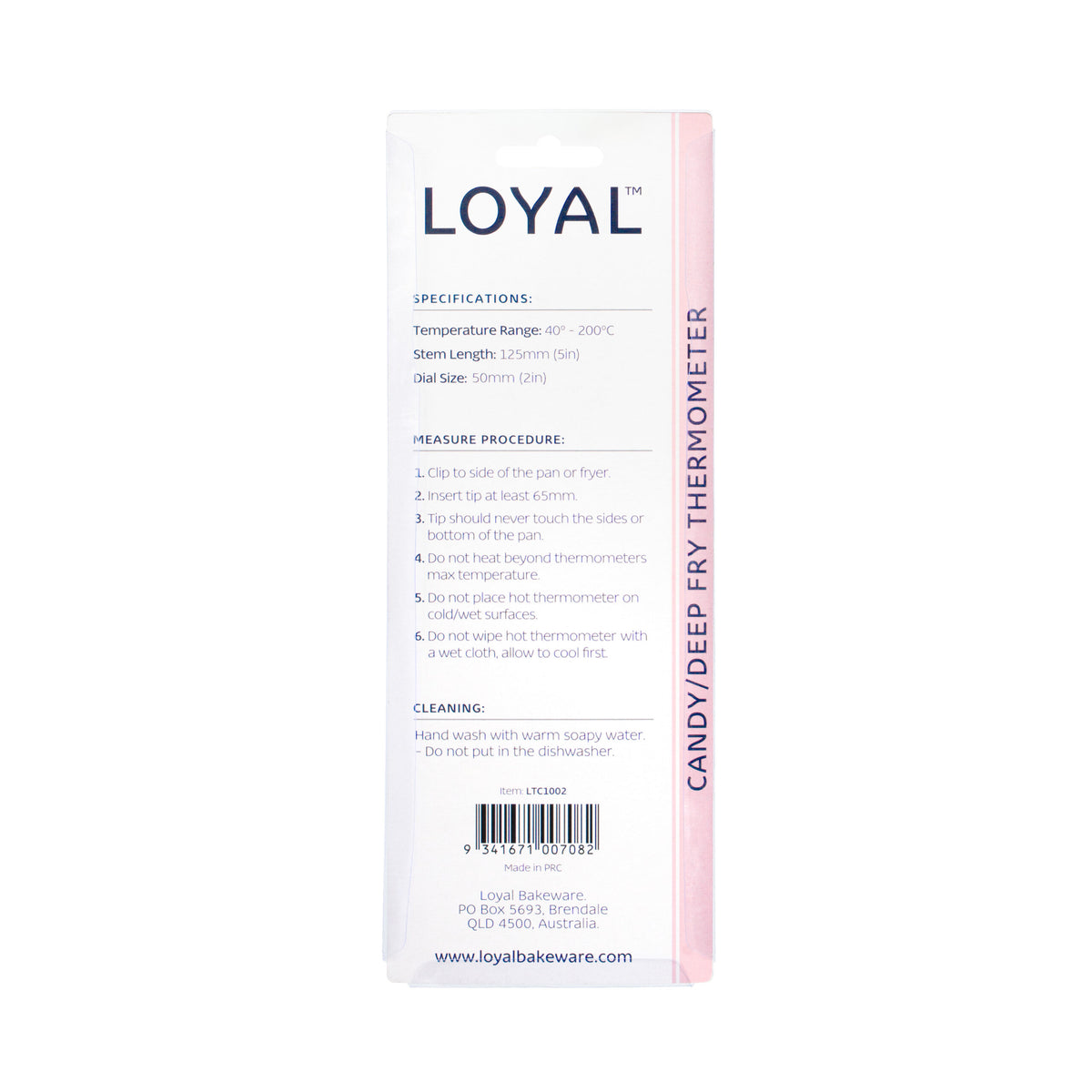 LOYAL Candy & Deep Fry Thermometer